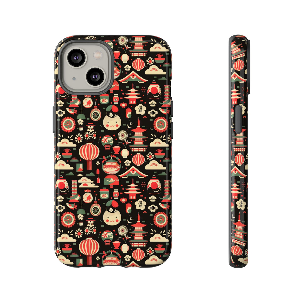 Japanese Pattern Phone Case – Elegant & Timeless Design for Your Phone 032