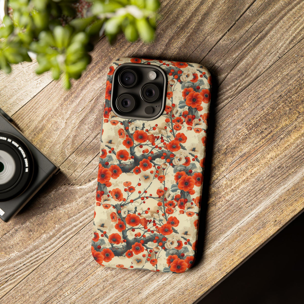 Japanese Pattern Phone Case – Elegant & Timeless Design for Your Phone 084