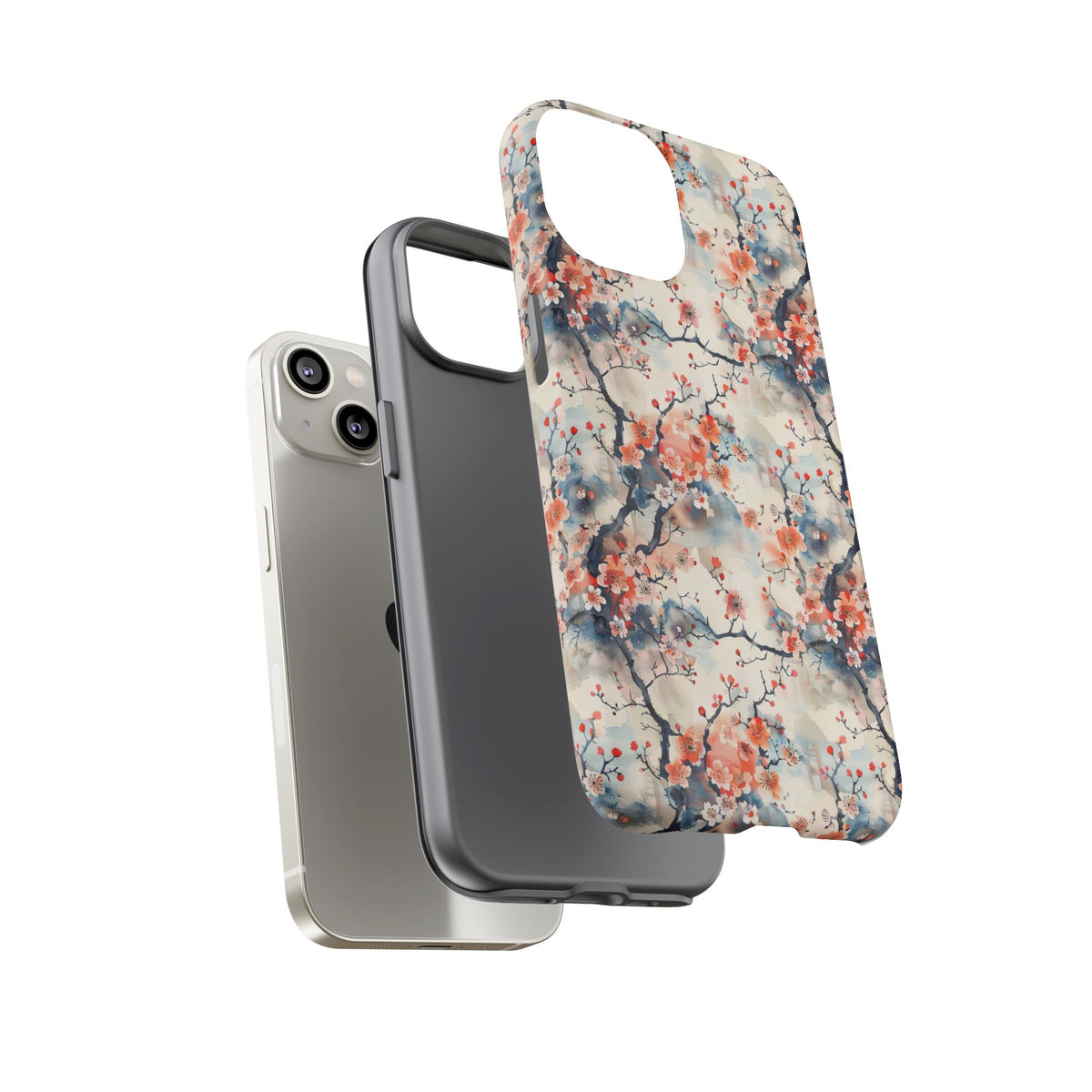 Japanese Pattern Phone Case – Elegant & Timeless Design for Your Phone 039