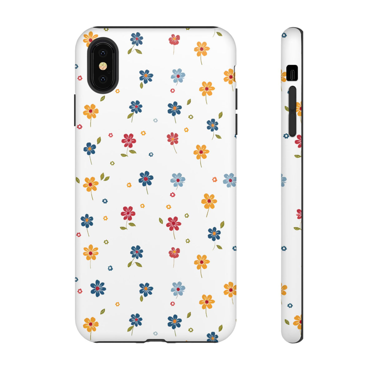 Wild Flowers Garden Stitch Phone Case – Nature-Inspired Floral Design