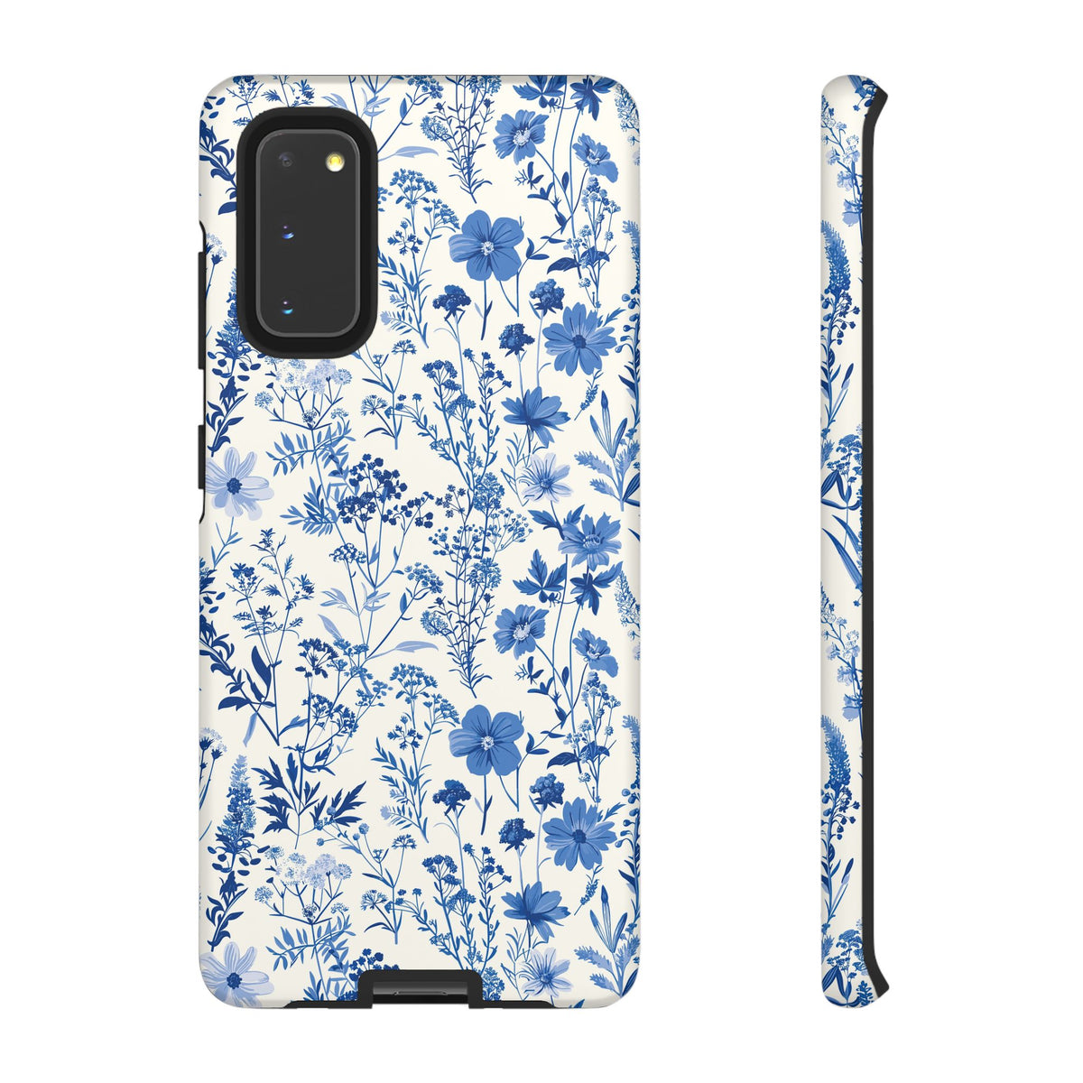 Blue French Toile Phone Case – Timeless Elegance and Classic Style