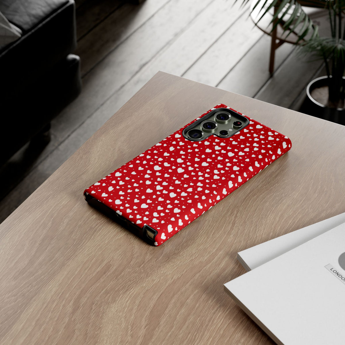 Heart Pattern Phone Case – Stylish & Loving Design for Your Device 819