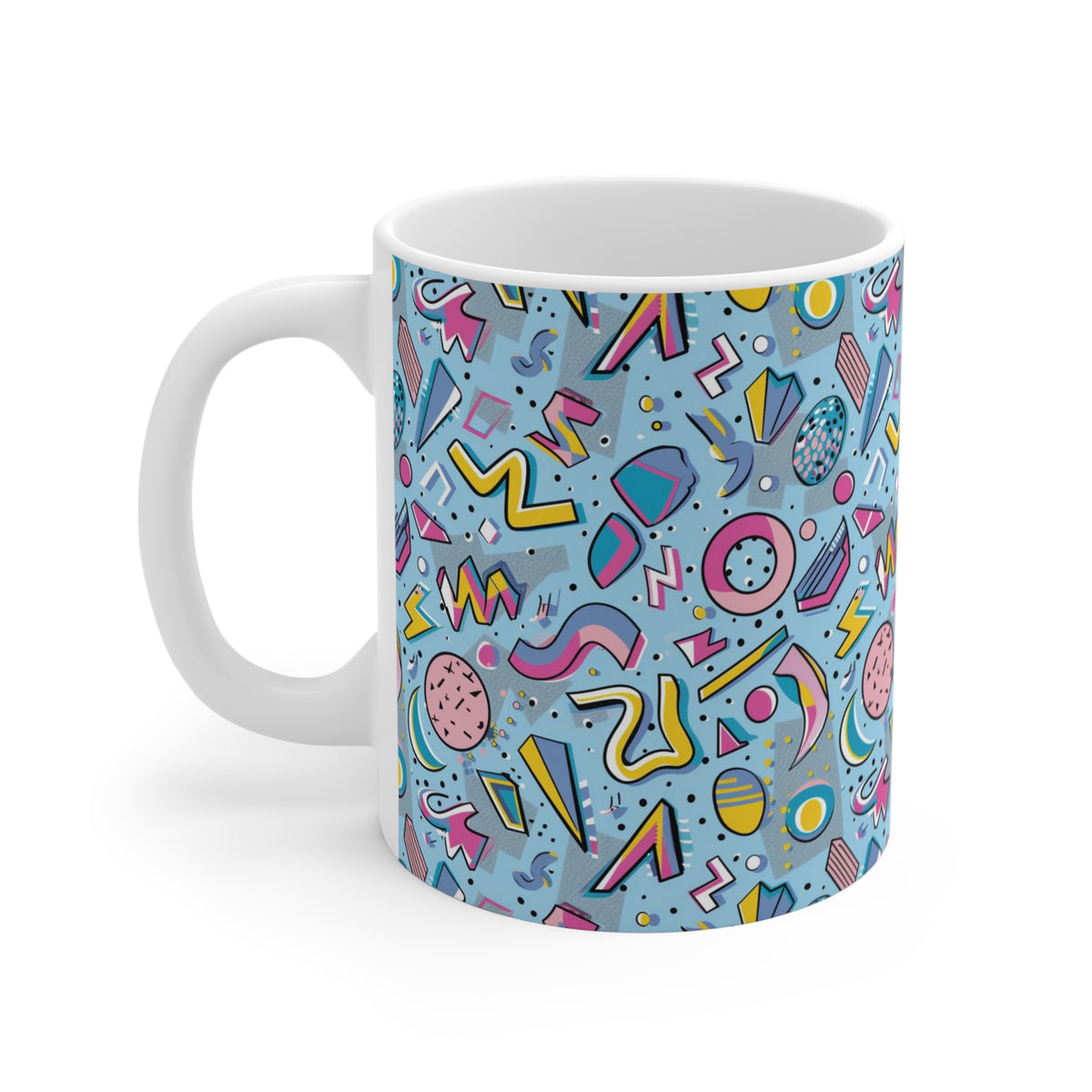 90s Retro Coffee Mug - Full Wrap Design 575