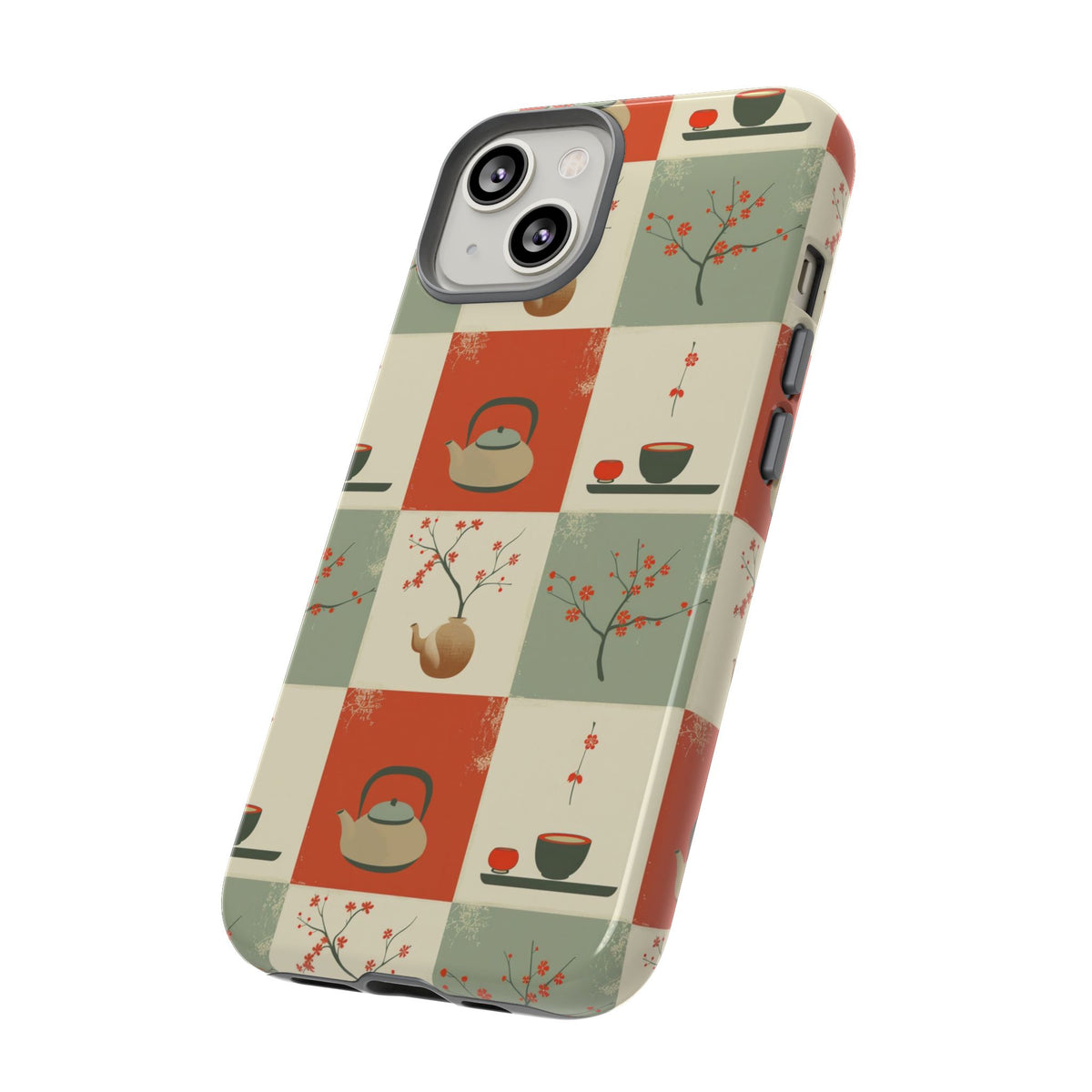 Japanese Pattern Phone Case – Elegant & Timeless Design for Your Phone 505