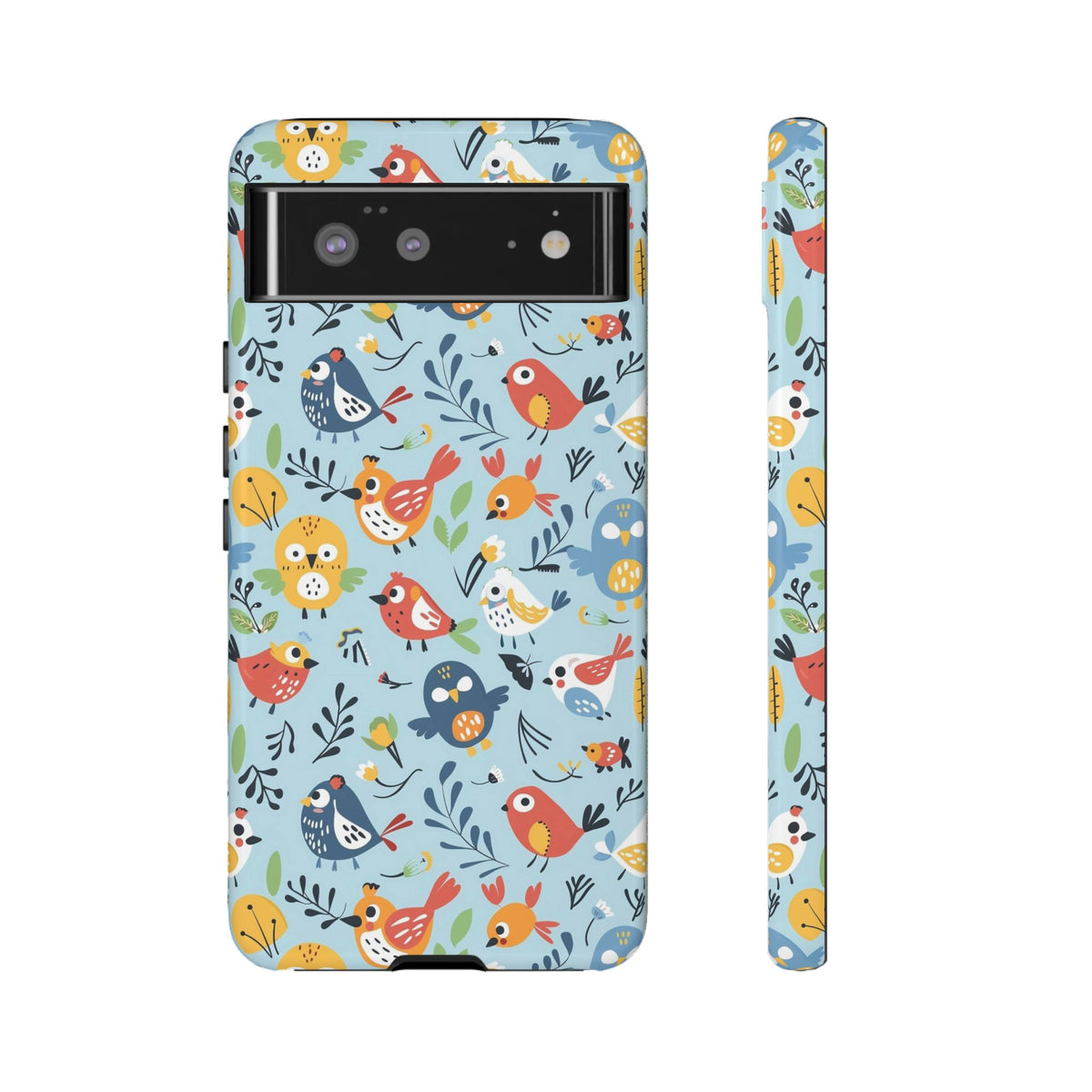 Birds Seamless Pattern Phone Case – Elegant and Timeless Avian Design 7