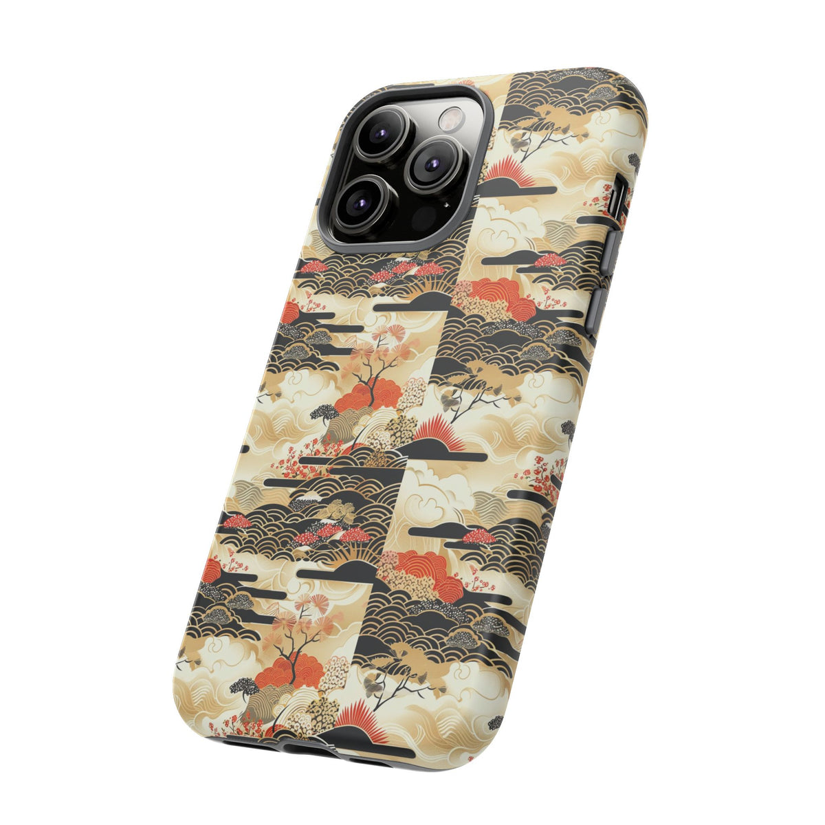 Japanese Pattern Phone Case – Elegant & Timeless Design for Your Phone 123