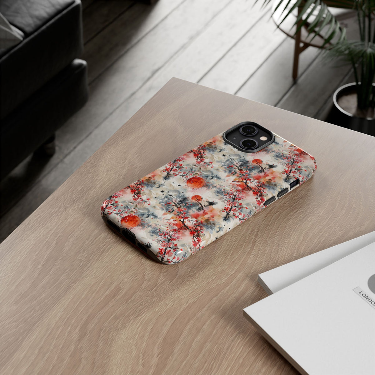 Japanese Pattern Phone Case – Elegant & Timeless Design for Your Phone 110