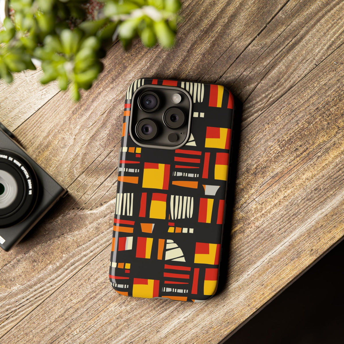 Stylish African Pattern Phone Case – Unique and Vibrant Protection 099