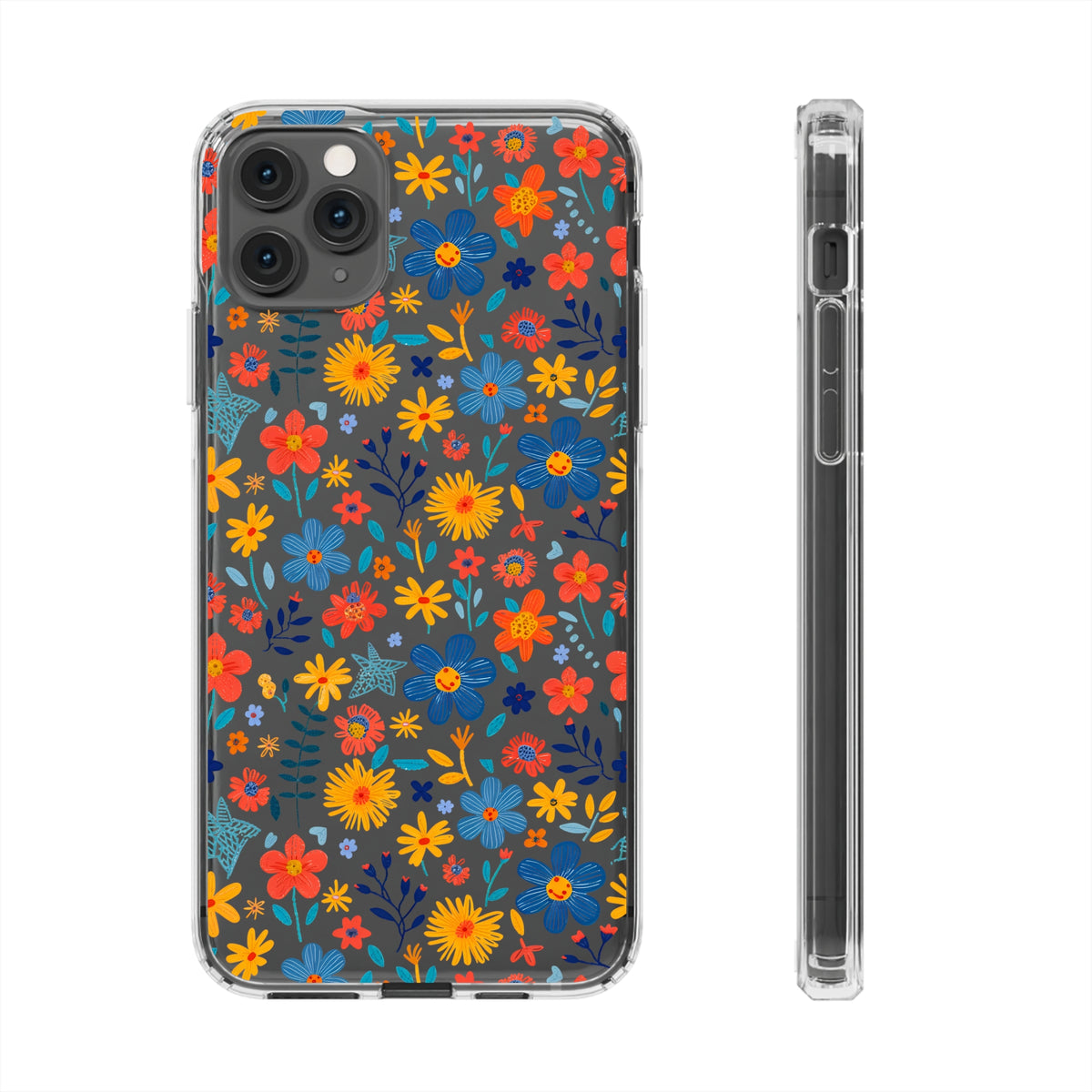 Wild Flowers Garden Stitch Phone Case – Nature-Inspired Floral Design 4