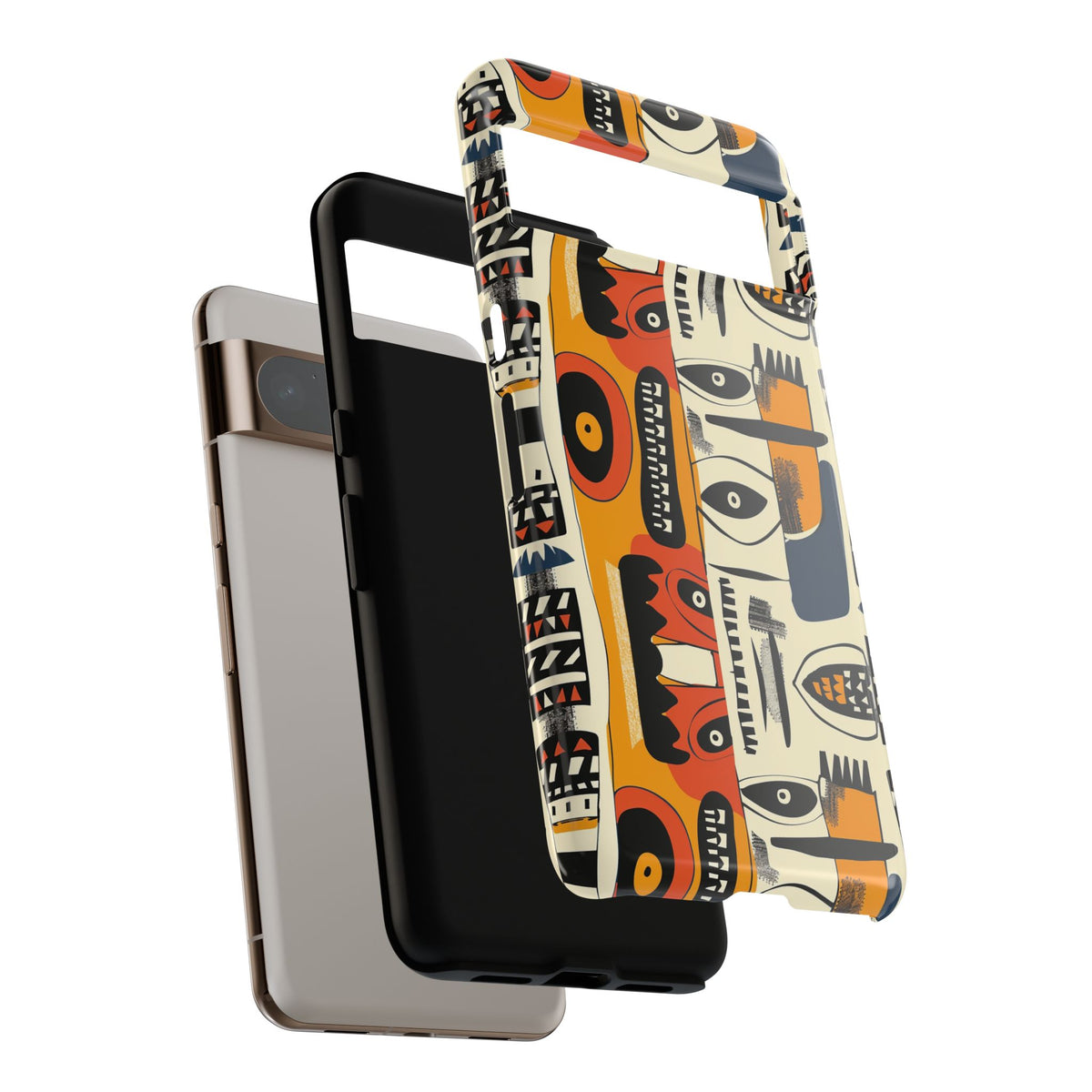 Stylish African Pattern Phone Case – Unique and Vibrant Protection 204