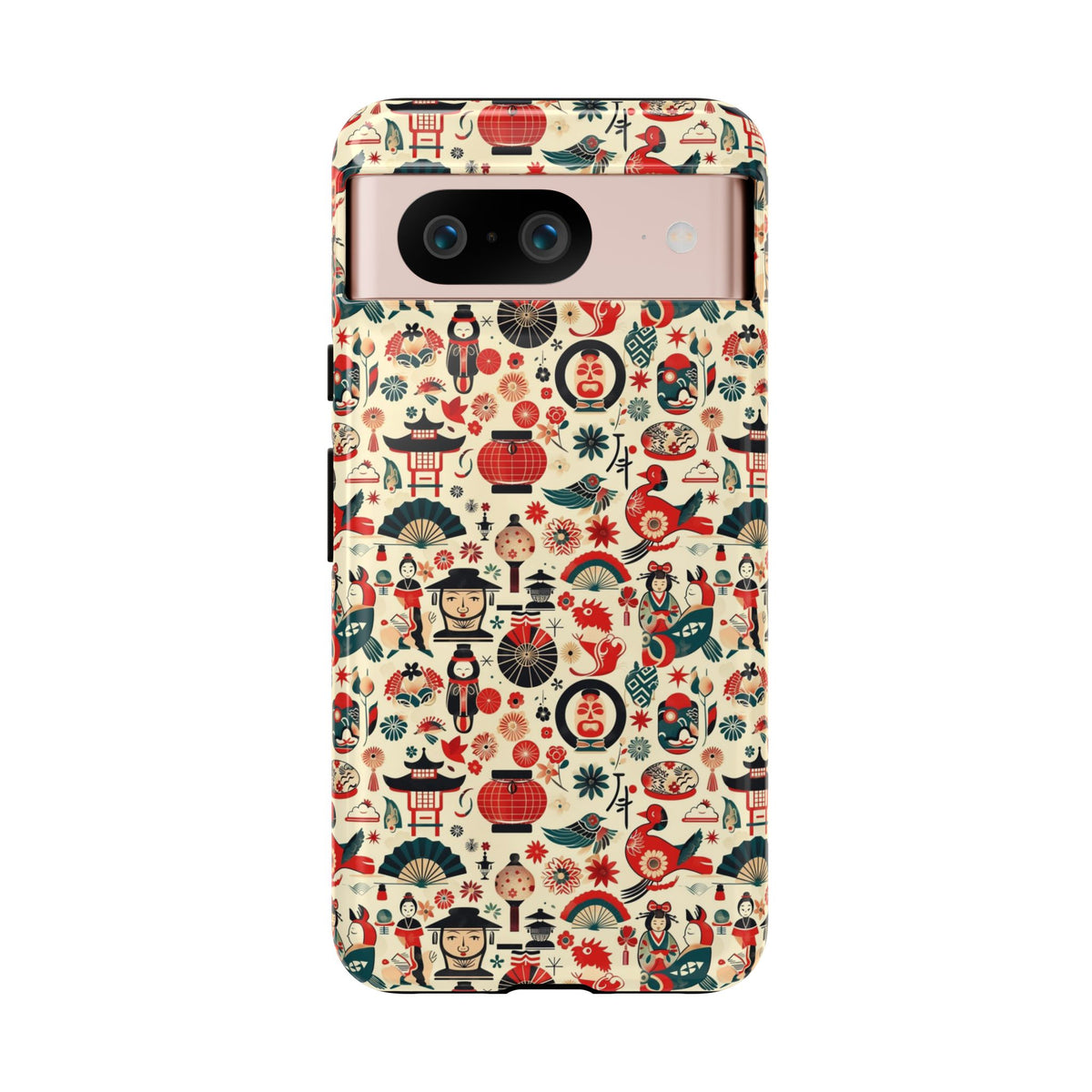 Japanese Pattern Phone Case – Elegant & Timeless Design for Your Phone 471