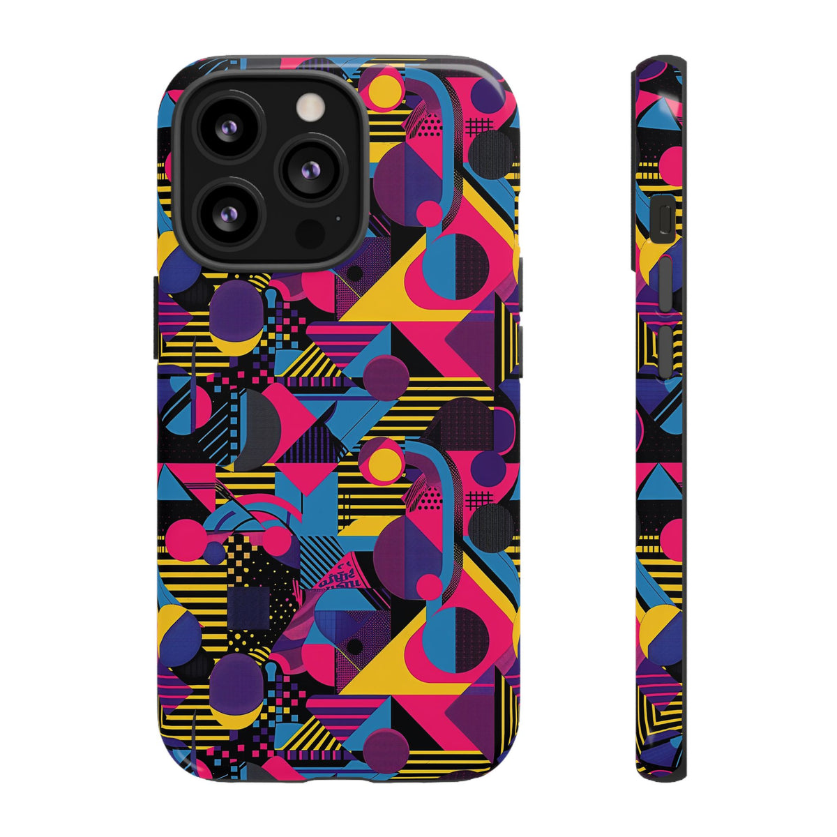 Retro 80s Seamless Phone Case – Vintage Style Meets Modern Protection 085