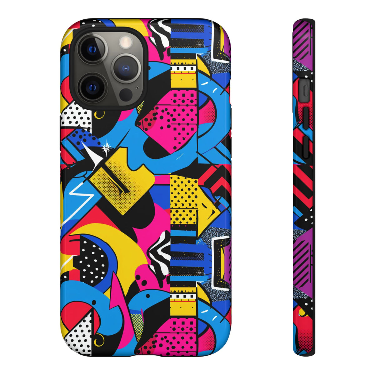 Retro 80s Seamless Phone Case – Vintage Style Meets Modern Protection