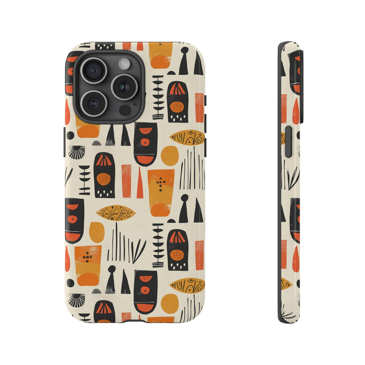 Stylish African Pattern Phone Case – Unique and Vibrant Protection 208