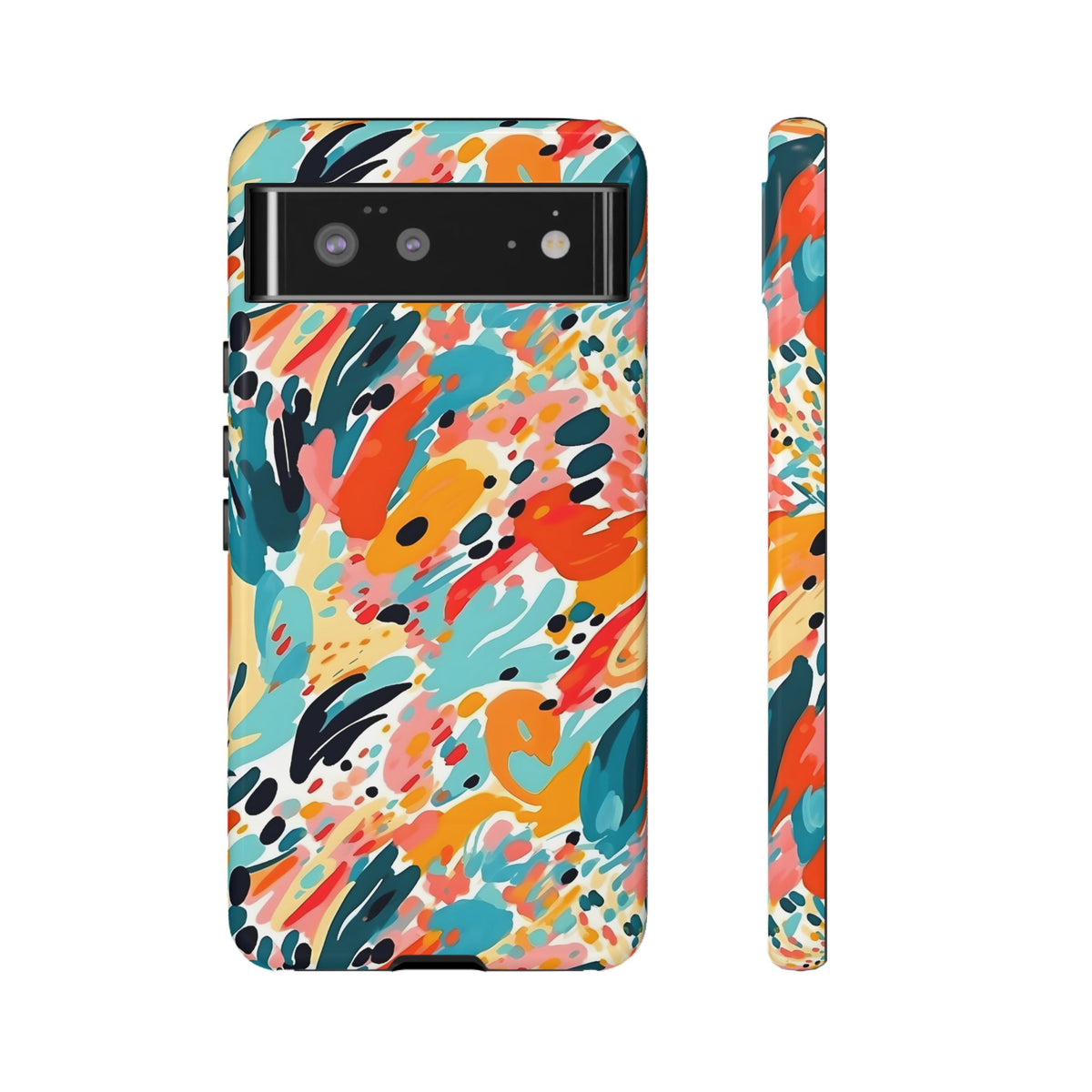 Abstract Painting Design Phone Case – Modern Art-Inspired Phone Cover 7