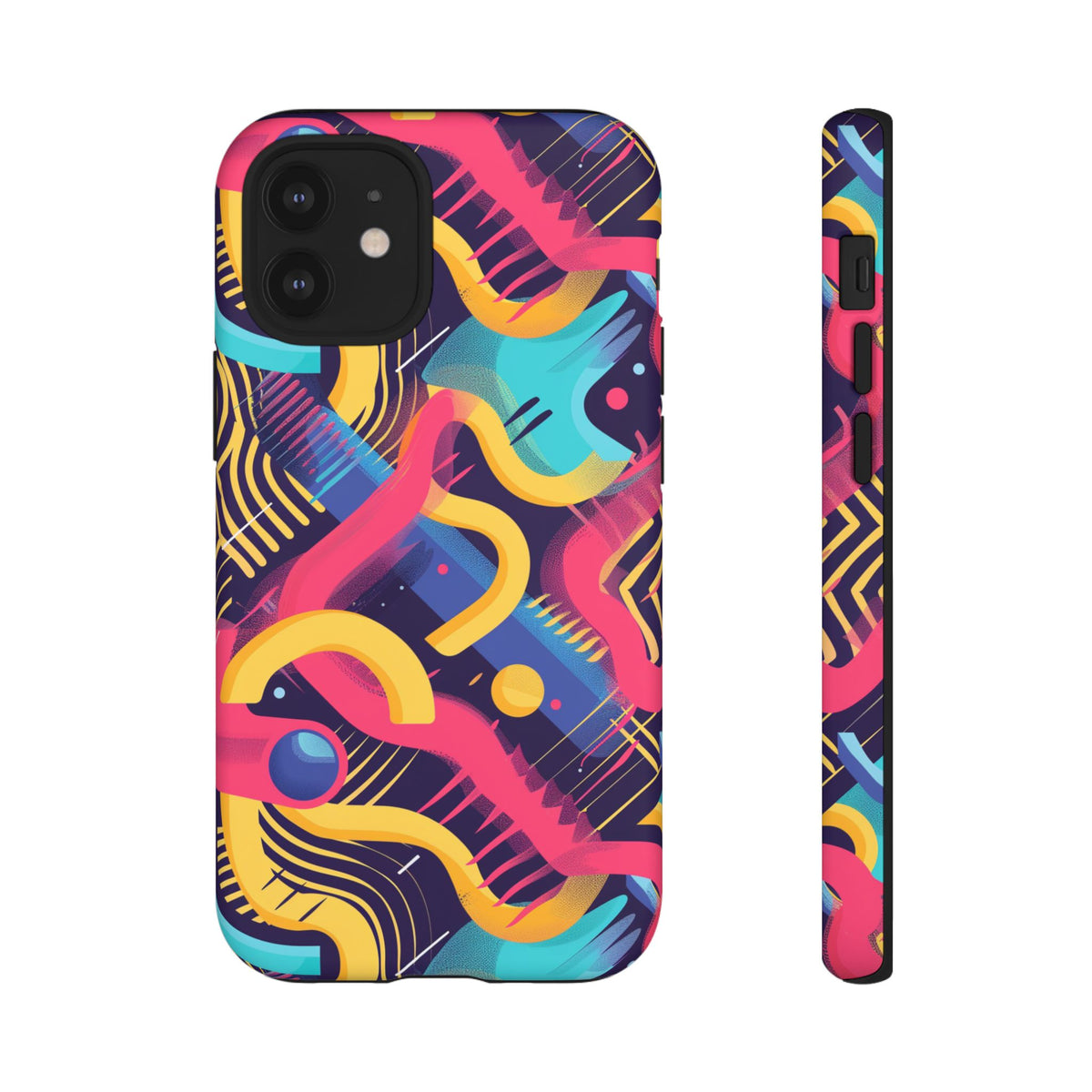 Retro 80s Seamless Phone Case – Vintage Style Meets Modern Protection 2