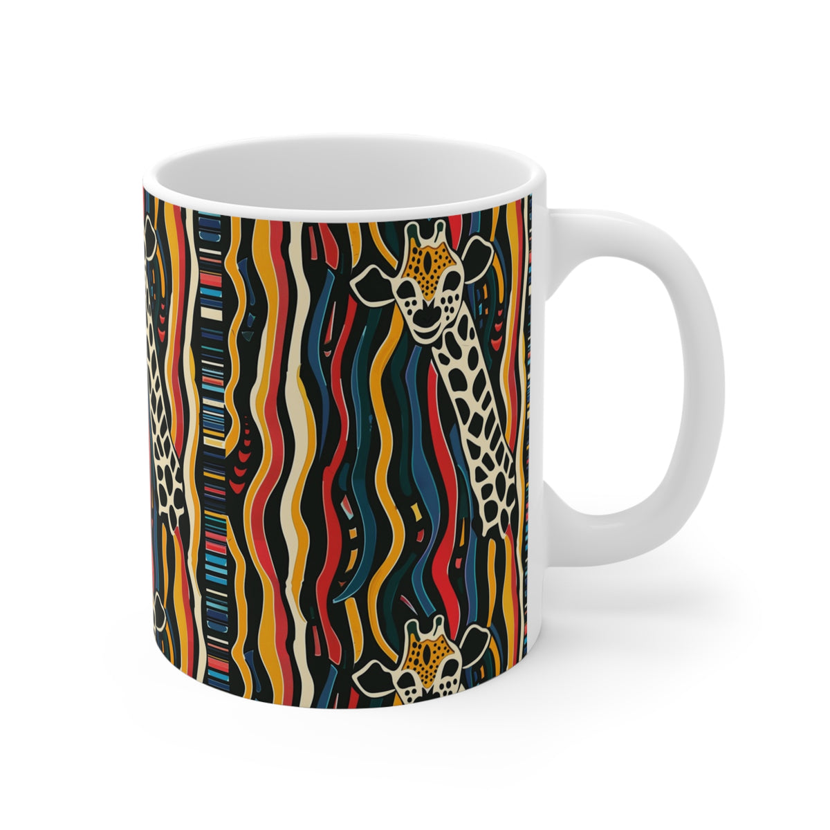 All-Over African Pattern Coffee Mug 530