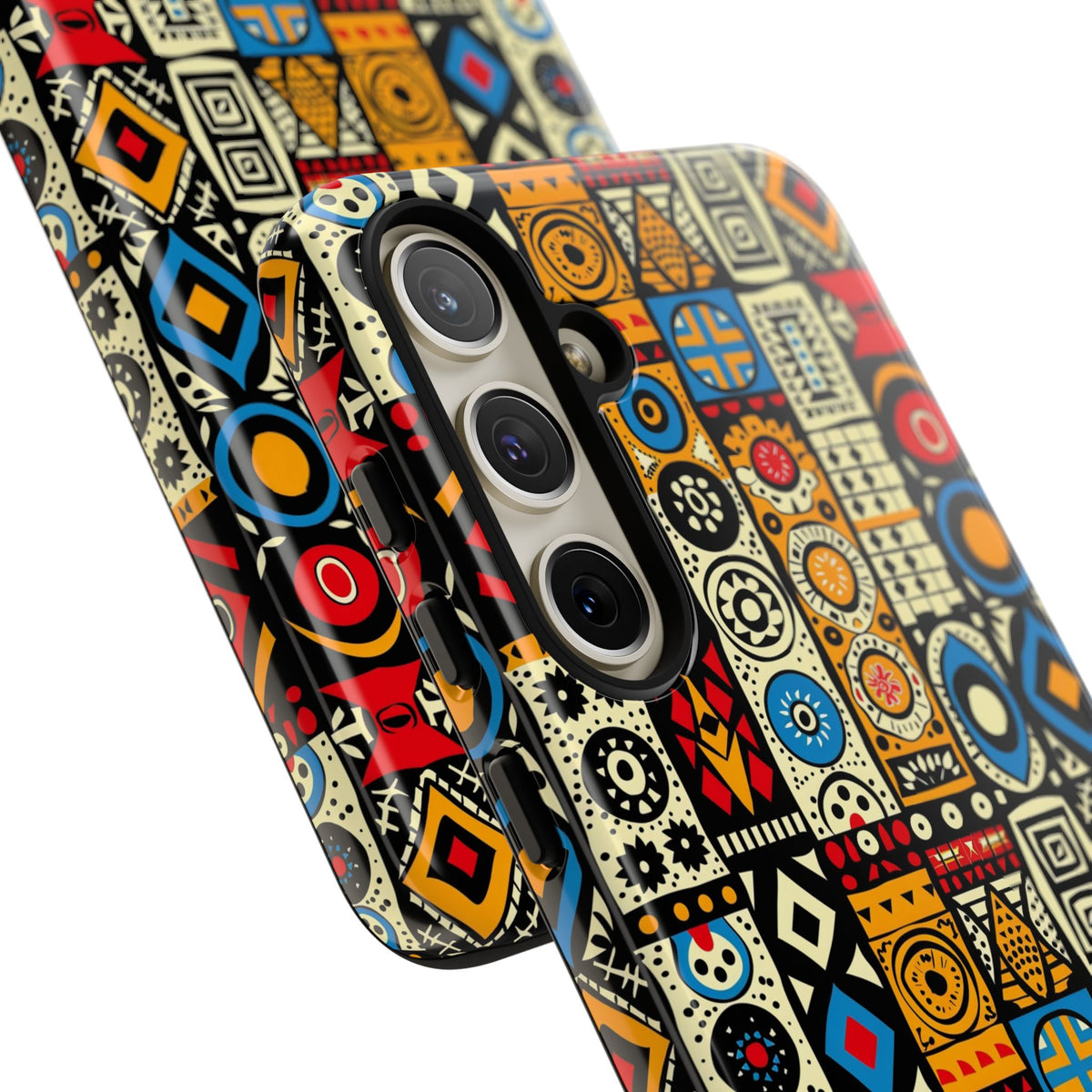 Stylish African Pattern Phone Case – Unique and Vibrant Protection 206