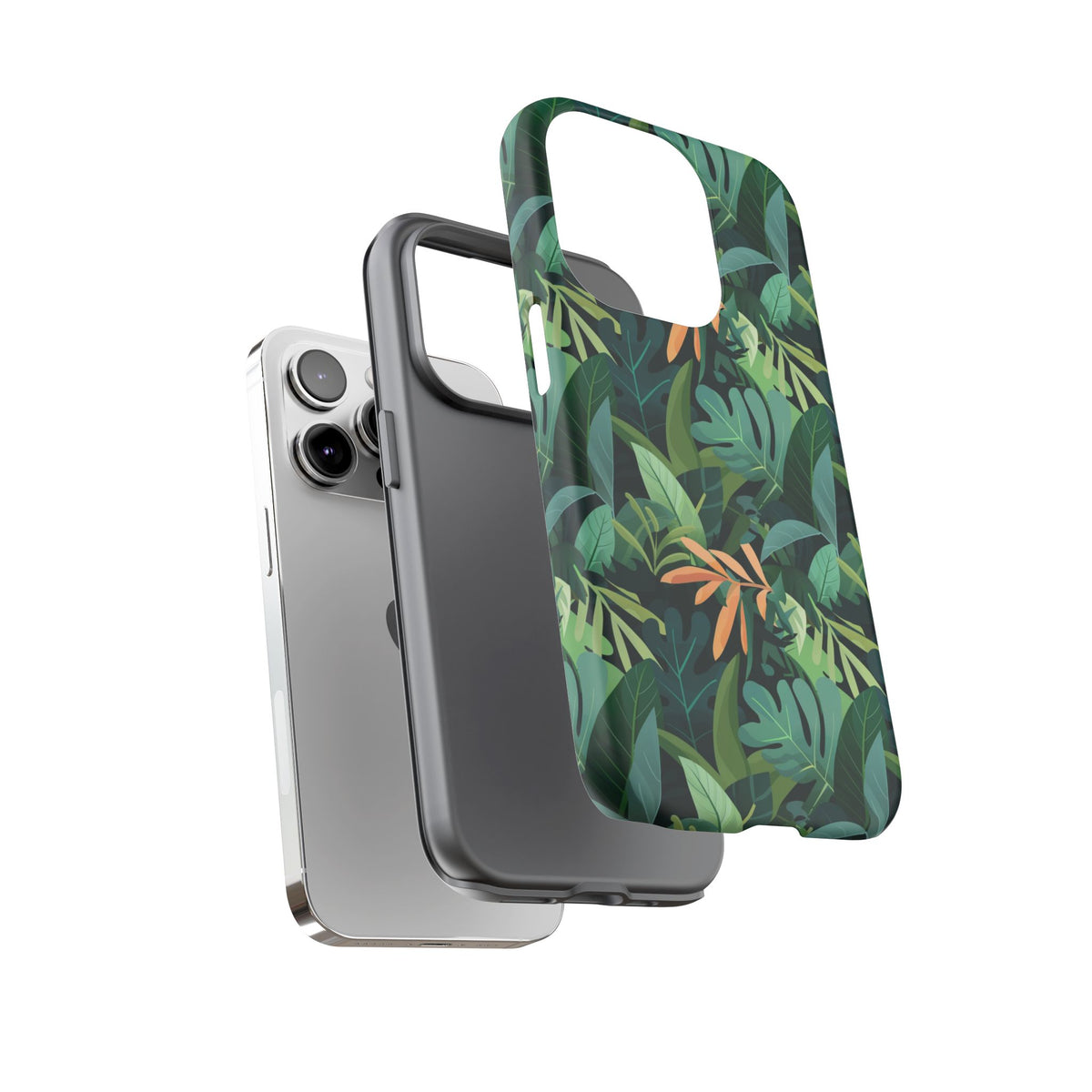 Jungle Pattern Phone Case – Exotic & Lush Design for Your Phone 341