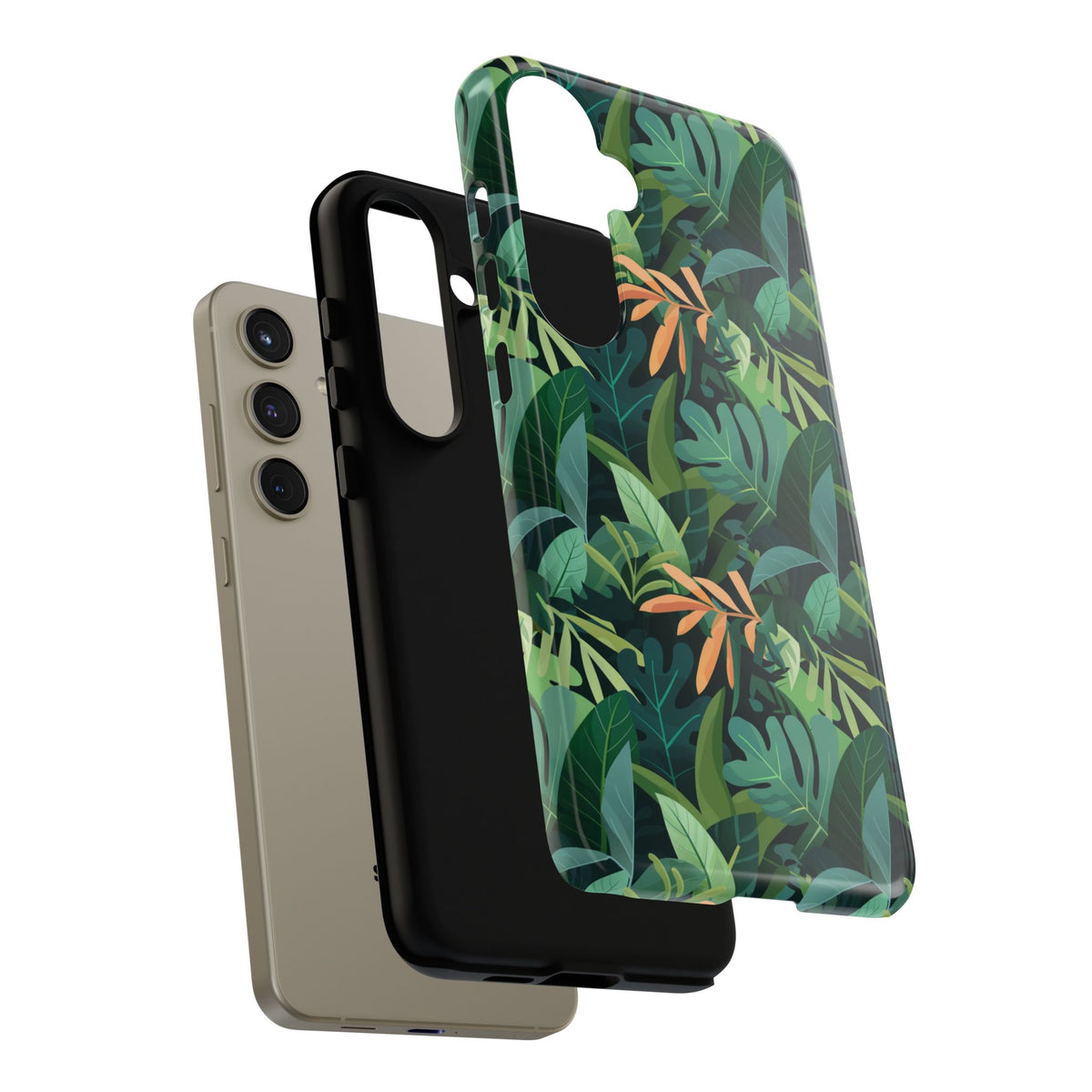 Jungle Pattern Phone Case – Exotic & Lush Design for Your Phone 341