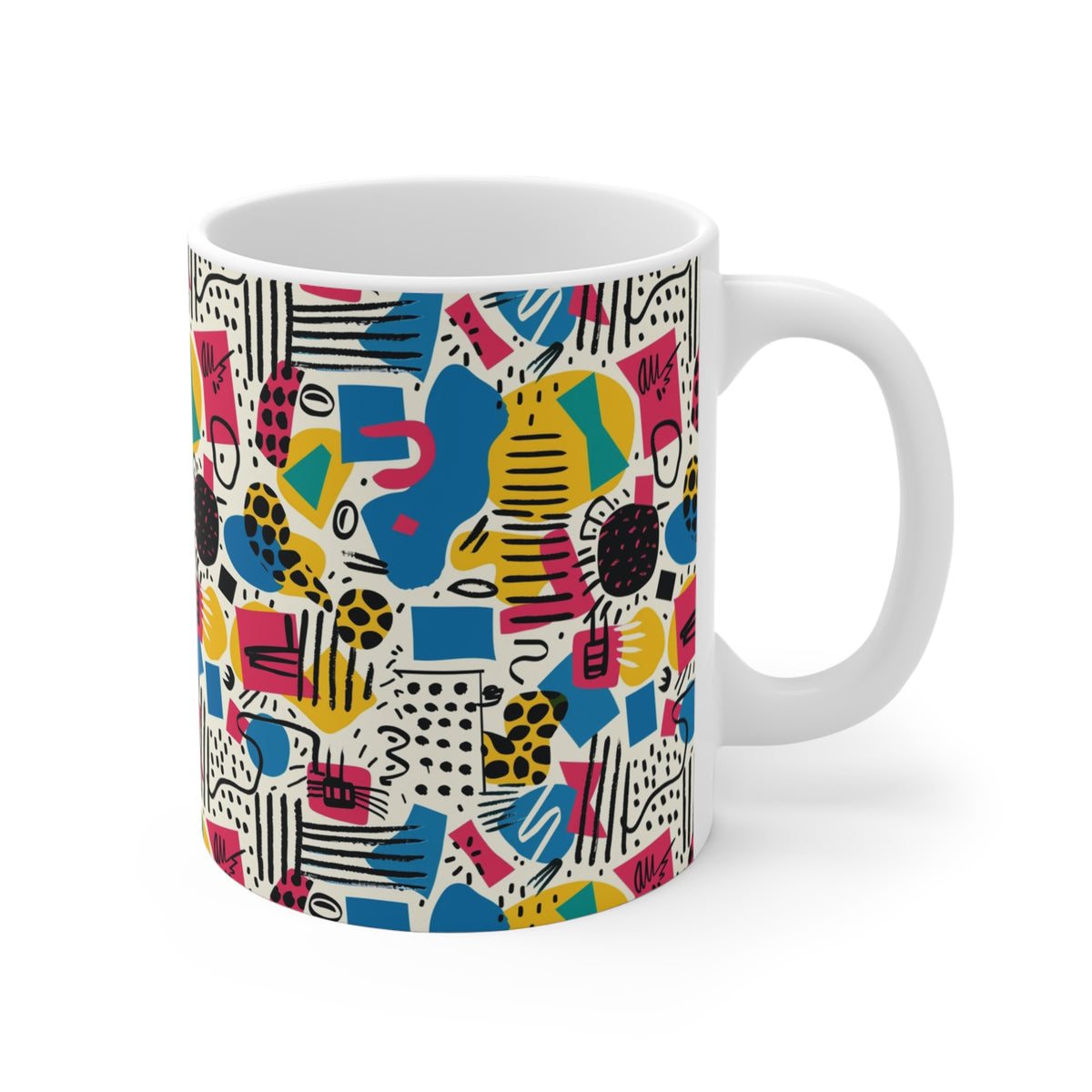 90s Retro Coffee Mug - Full Wrap Design 479