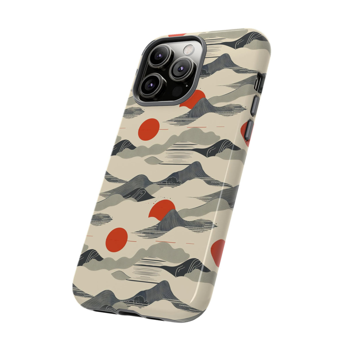 Japanese Pattern Phone Case – Elegant & Timeless Design for Your Phone 048