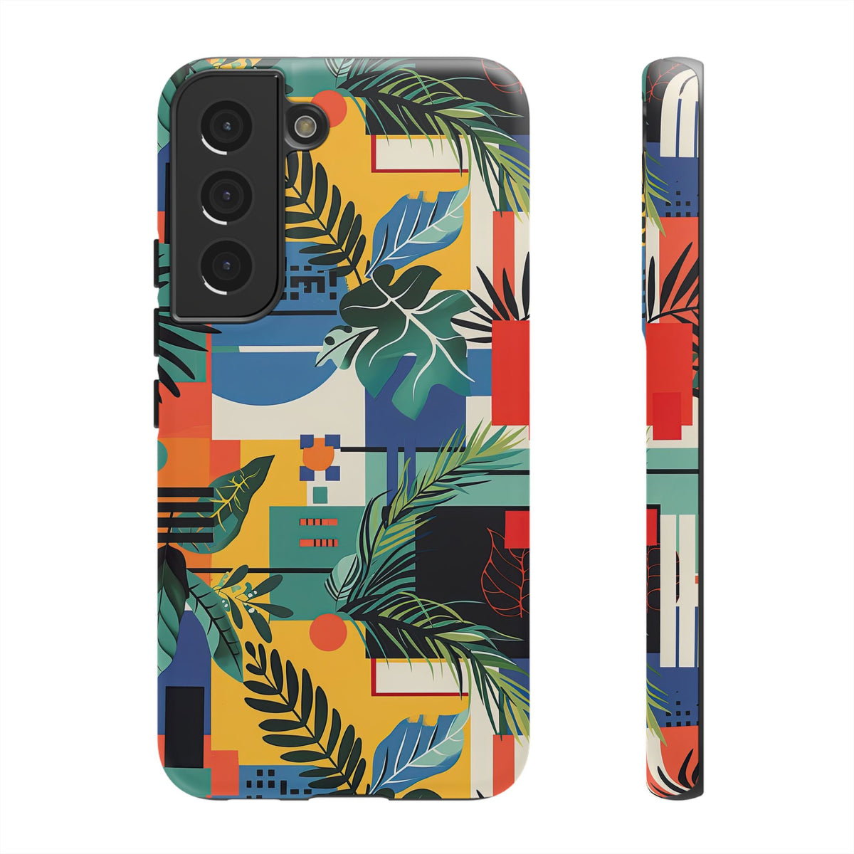 Jungle Collage Phone Case – Vibrant & Durable Nature-Inspired Protection