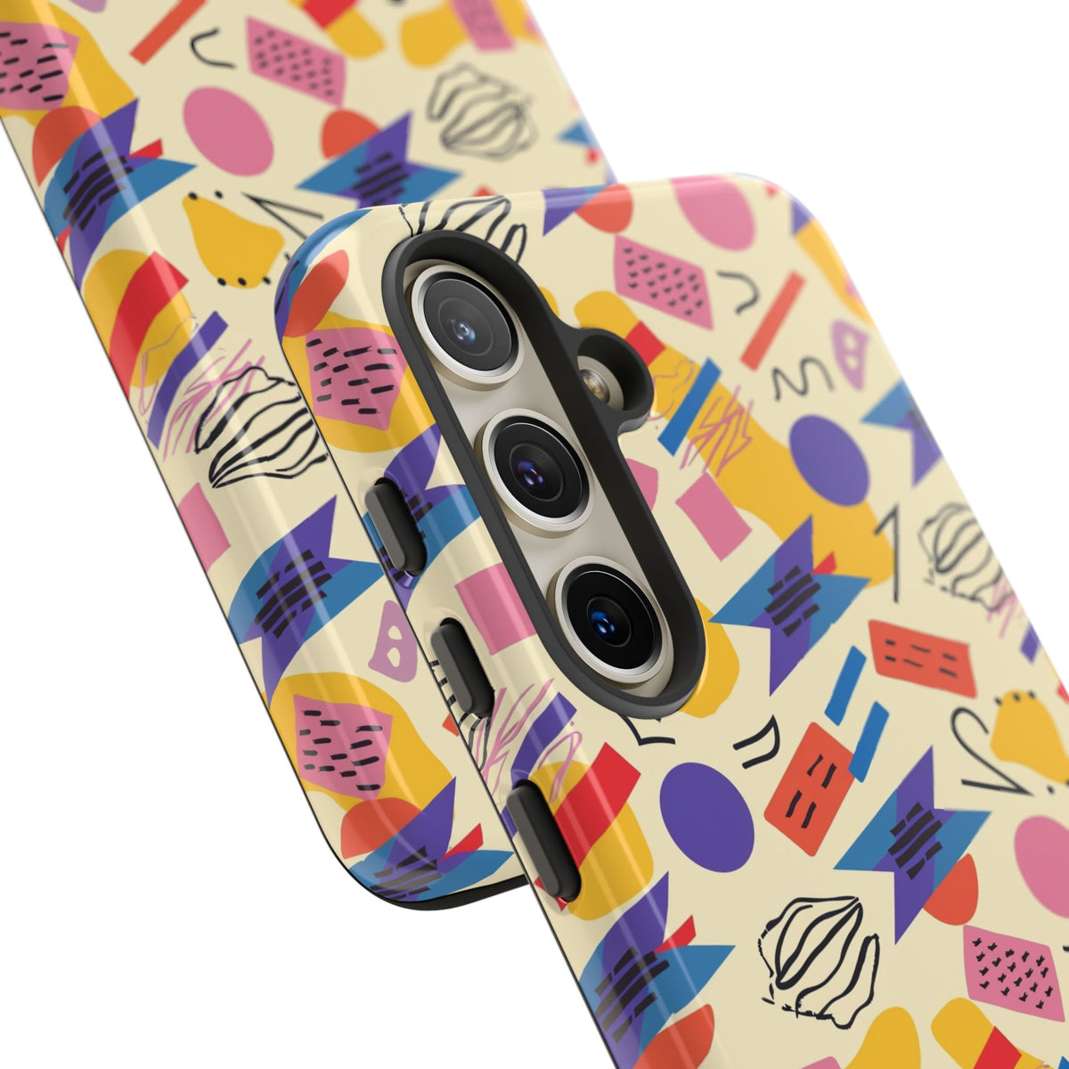 90s Themed Seamless Pattern Phone Case – Embrace Retro Style and Protection 270