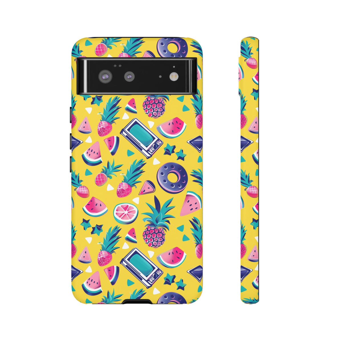 90s Themed Seamless Pattern Phone Case – Embrace Retro Style and Protection 255