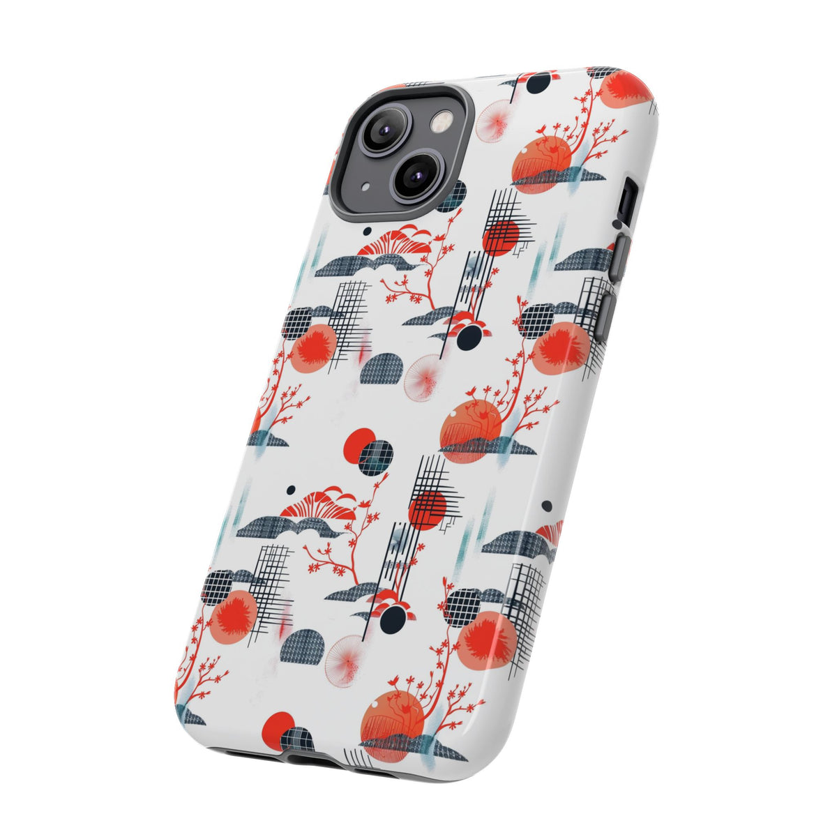 Japanese Pattern Phone Case – Elegant & Timeless Design for Your Phone 082