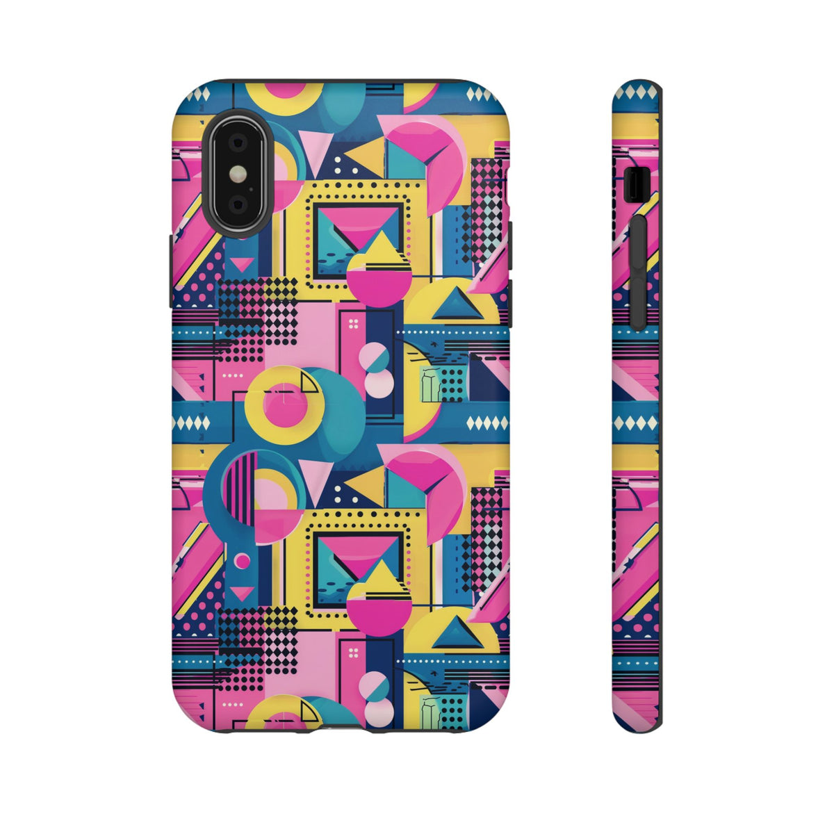 Retro 80s Seamless Phone Case – Vintage Style Meets Modern Protection 090