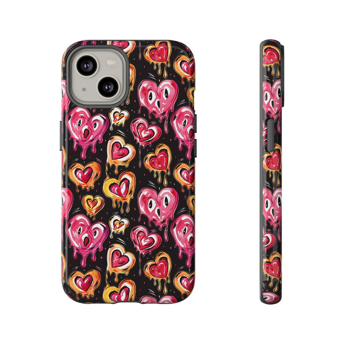 Heart Pattern Phone Case – Stylish & Loving Design for Your Device 361