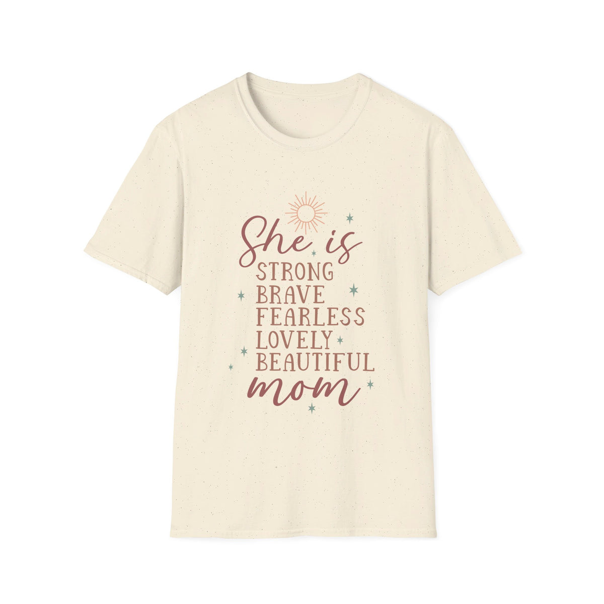 She Is Mom Unisex Softstyle T-Shirt