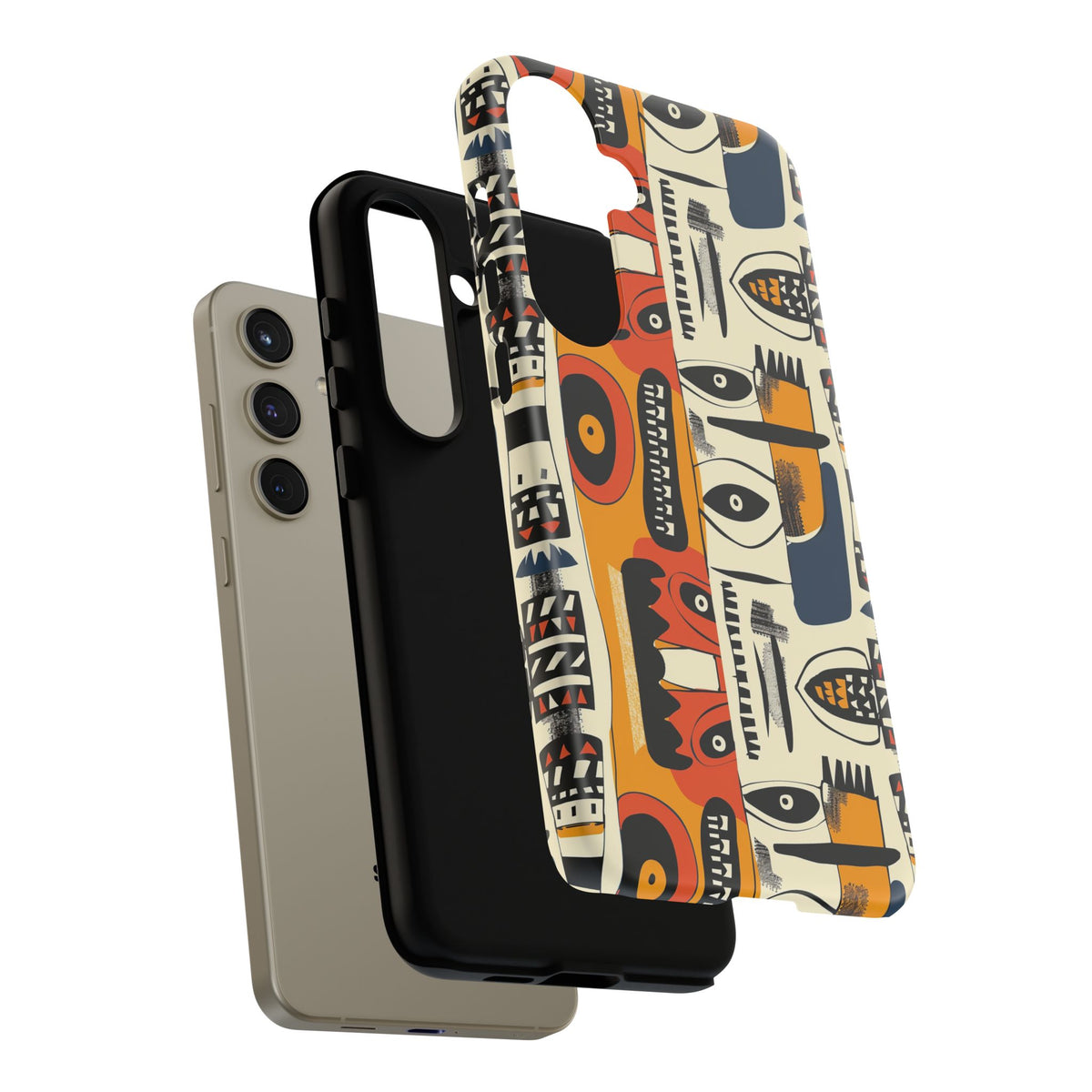 Stylish African Pattern Phone Case – Unique and Vibrant Protection 204