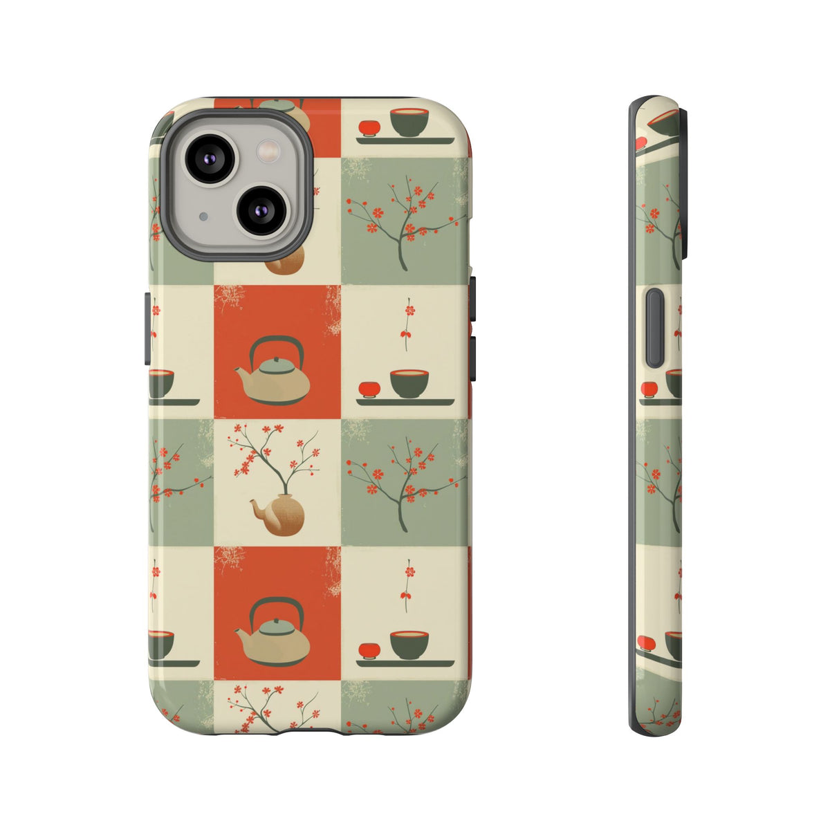 Japanese Pattern Phone Case – Elegant & Timeless Design for Your Phone 505