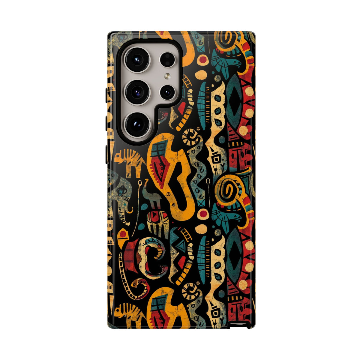 Stylish African Pattern Phone Case – Unique and Vibrant Protection 153