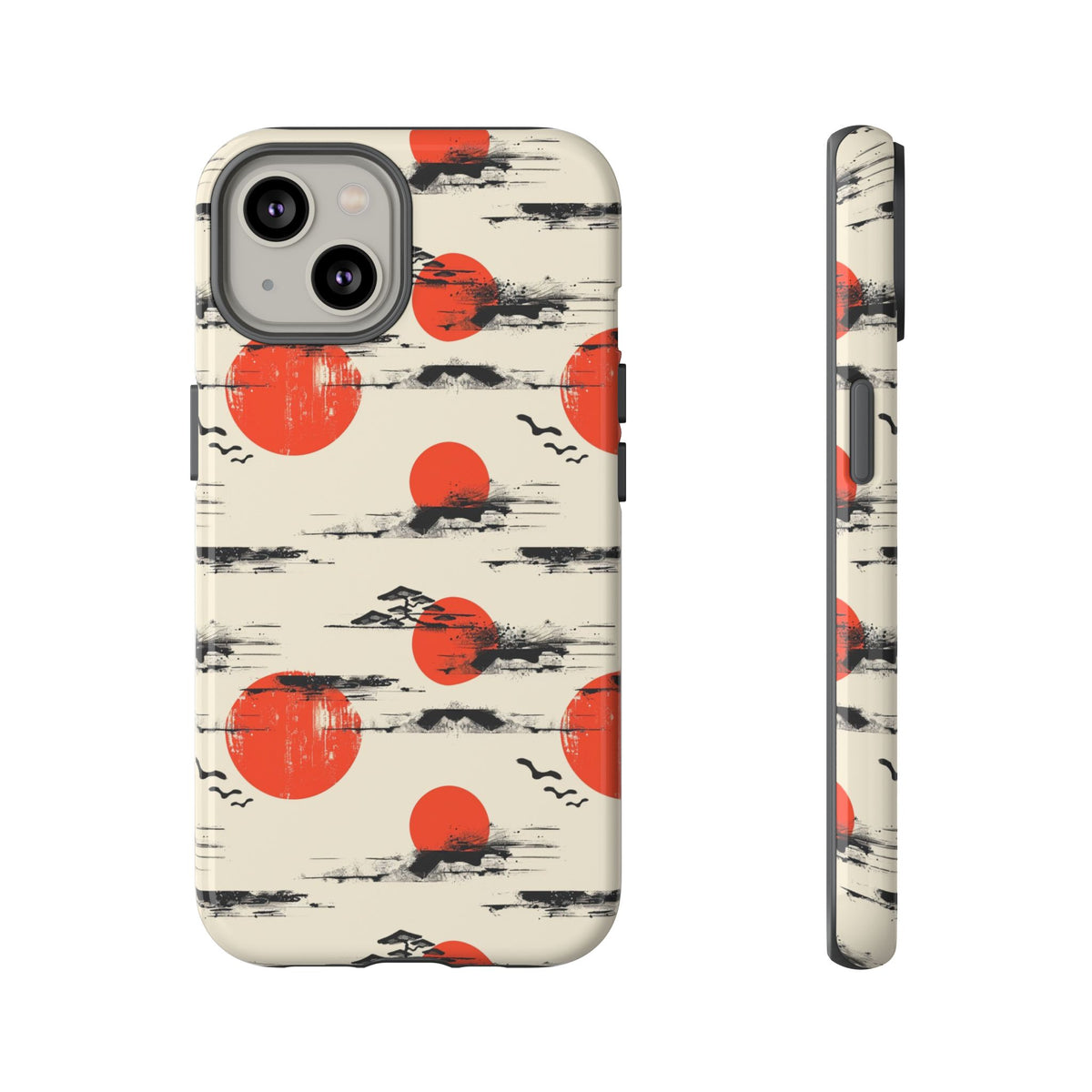 Japanese Pattern Phone Case – Elegant & Timeless Design for Your Phone 077