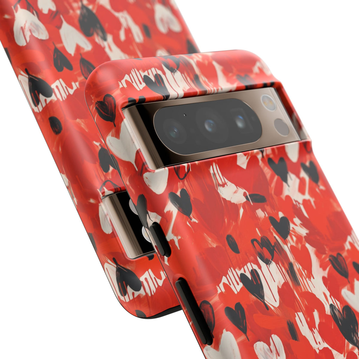 Heart Pattern Phone Case – Stylish & Loving Design for Your Device 355