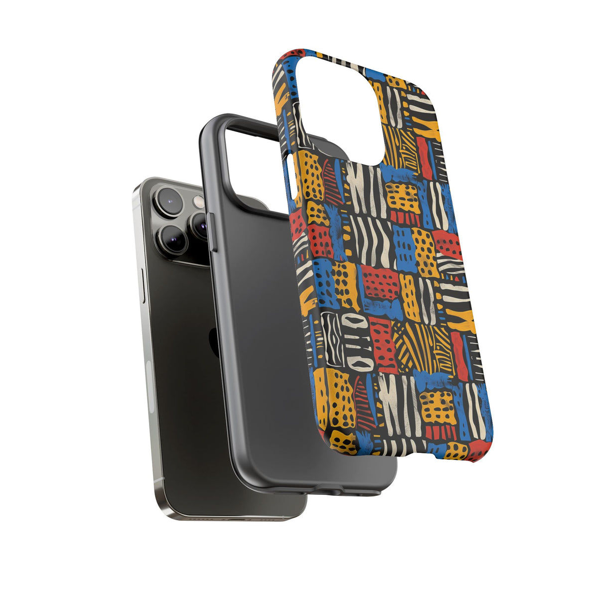 Stylish African Pattern Phone Case – Unique and Vibrant Protection 179