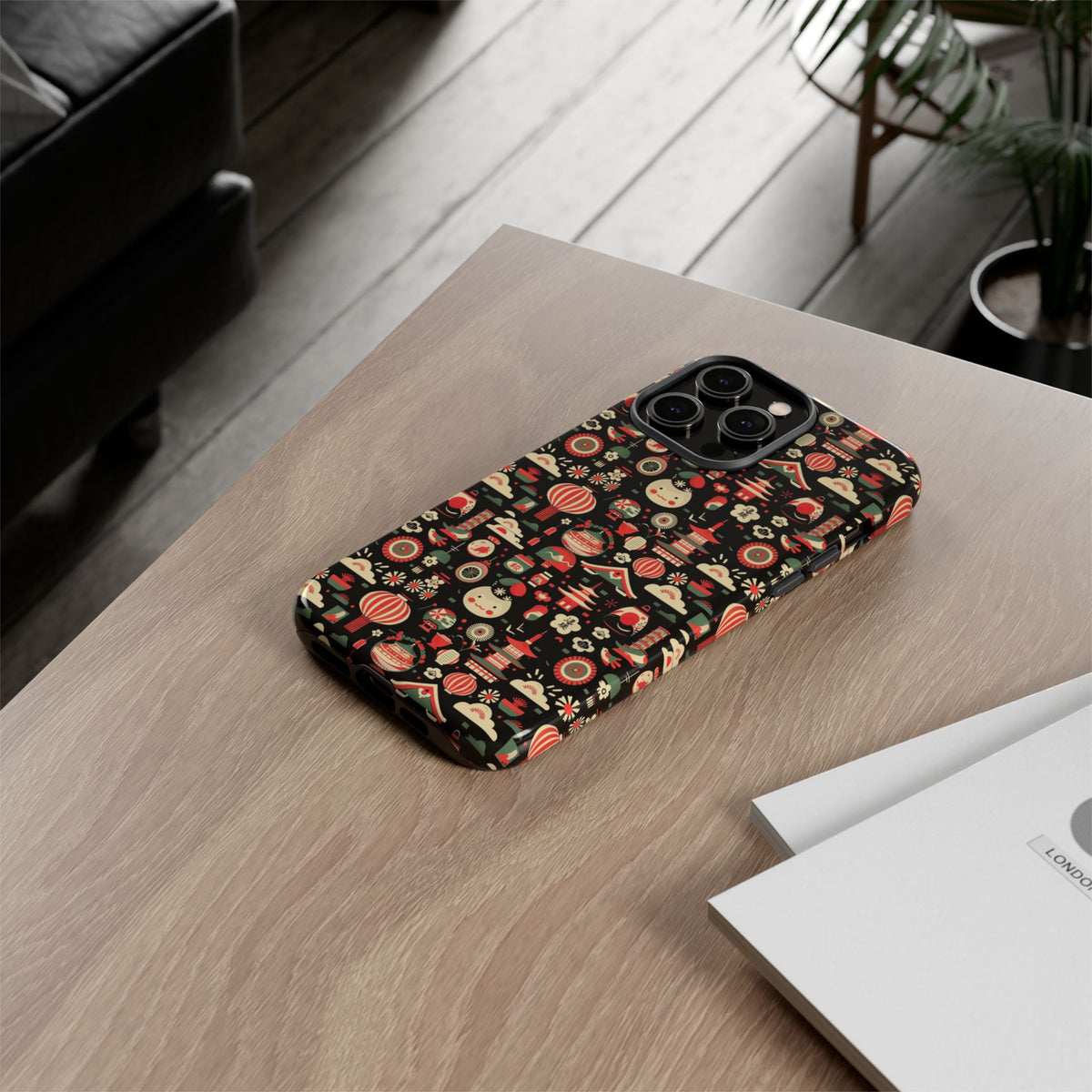 Japanese Pattern Phone Case – Elegant & Timeless Design for Your Phone 032