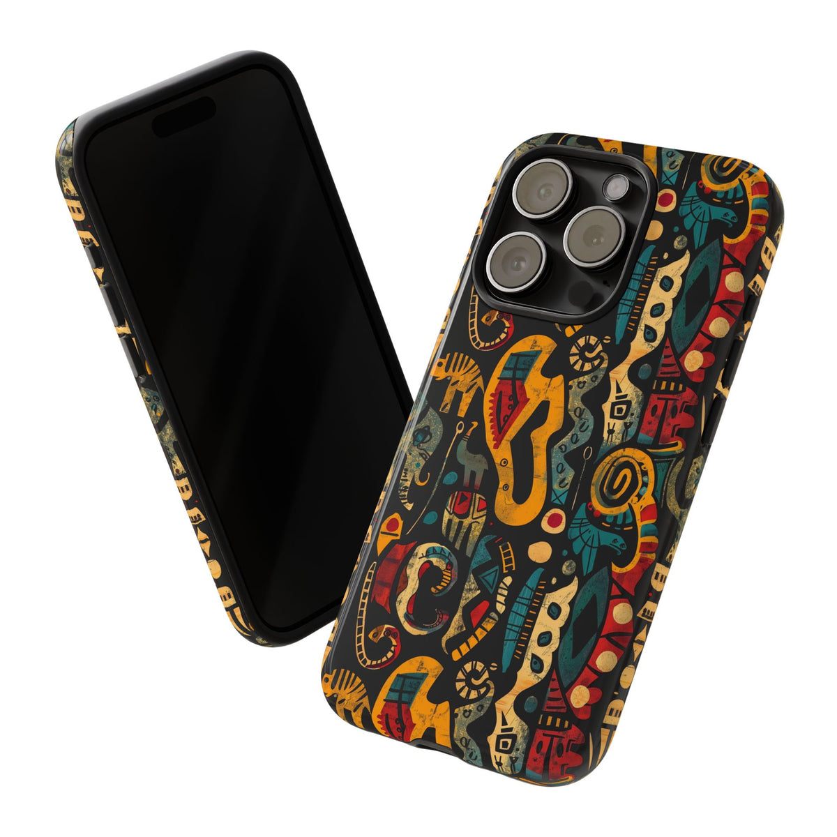 Stylish African Pattern Phone Case – Unique and Vibrant Protection 153