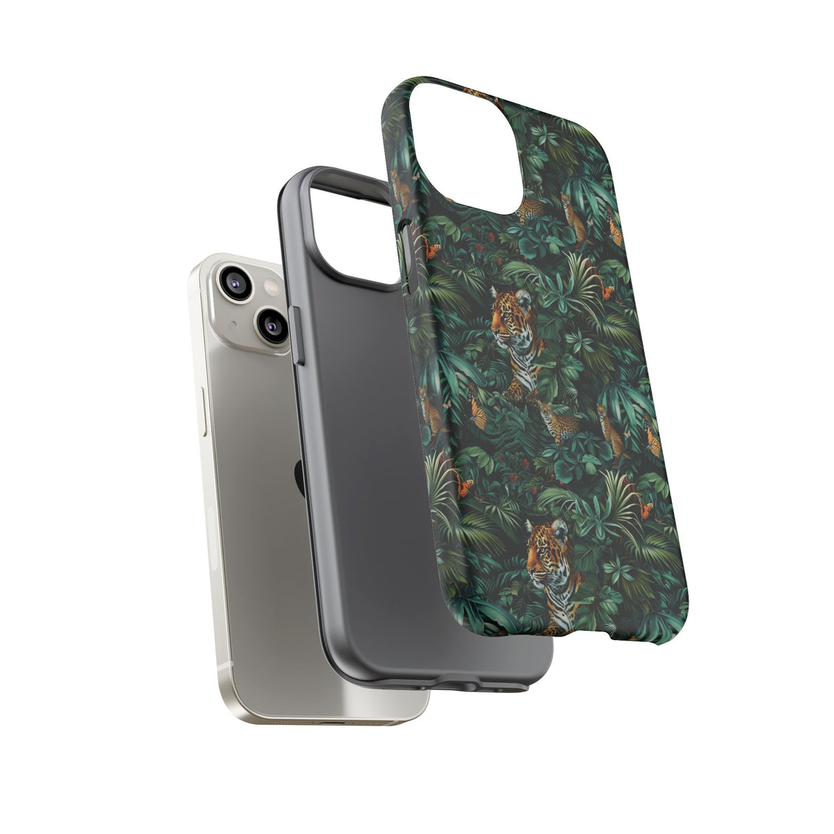 Jungle Pattern Phone Case – Exotic & Lush Design for Your Phone 326