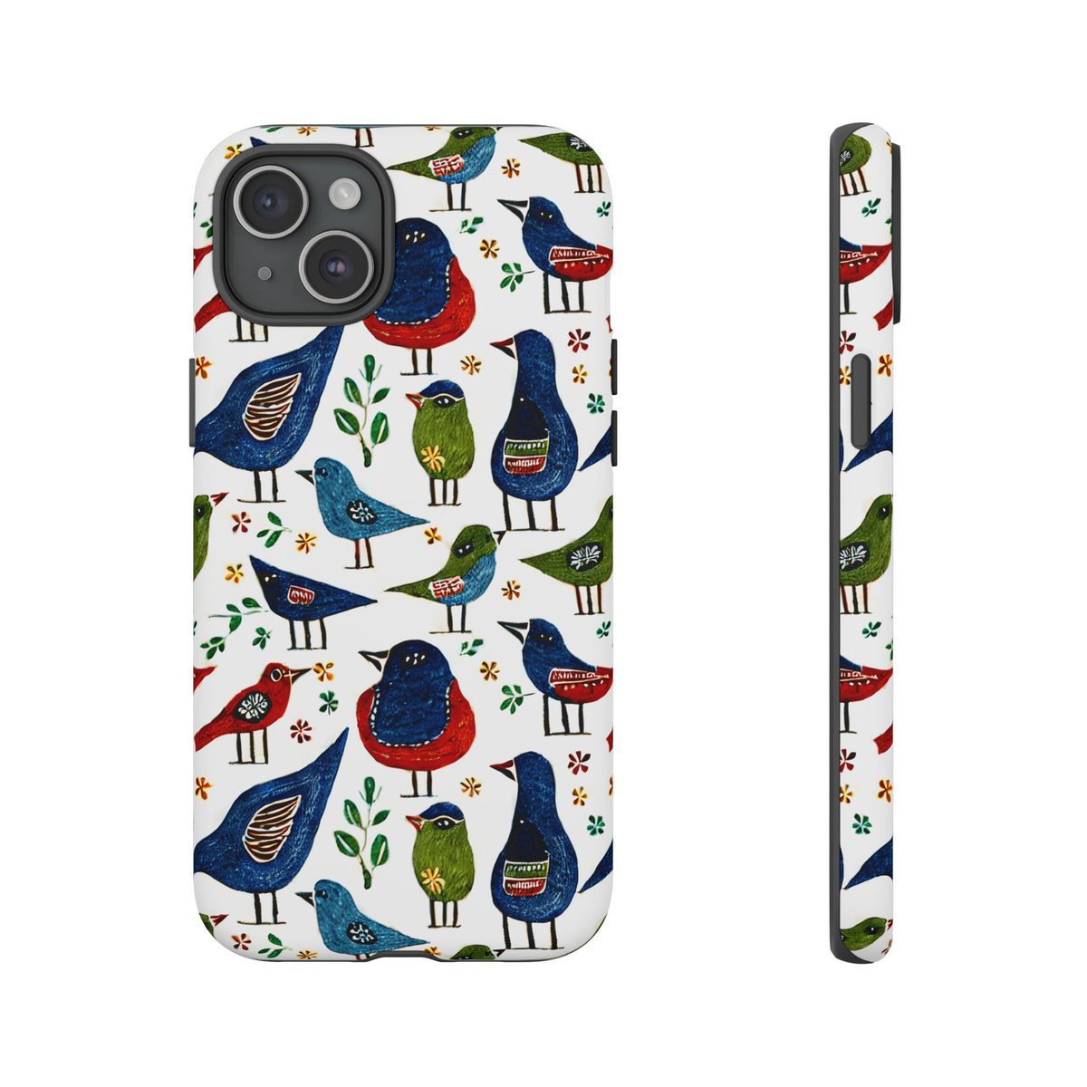 Birds Seamless Pattern Phone Case – Elegant and Timeless Avian Design 12