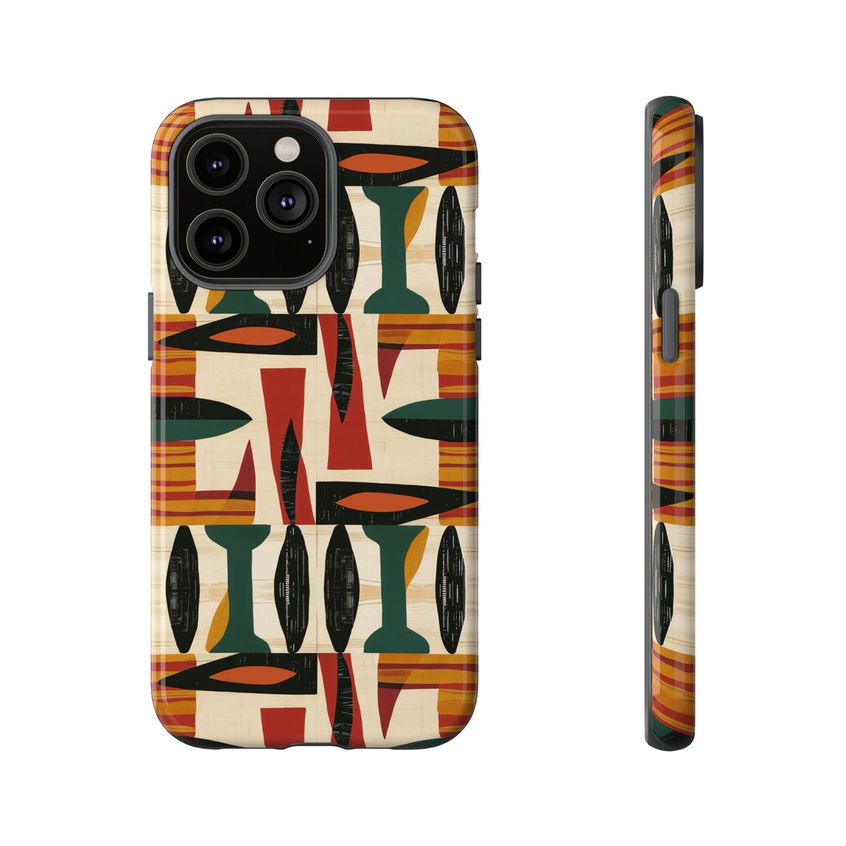 Stylish African Pattern Phone Case – Unique and Vibrant Protection 196