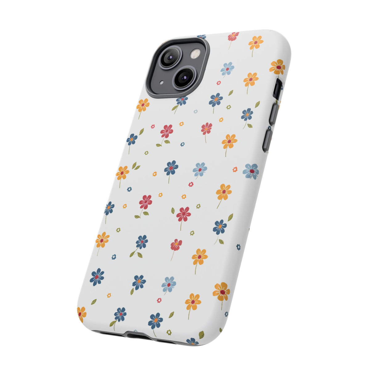 Wild Flowers Garden Stitch Phone Case – Nature-Inspired Floral Design