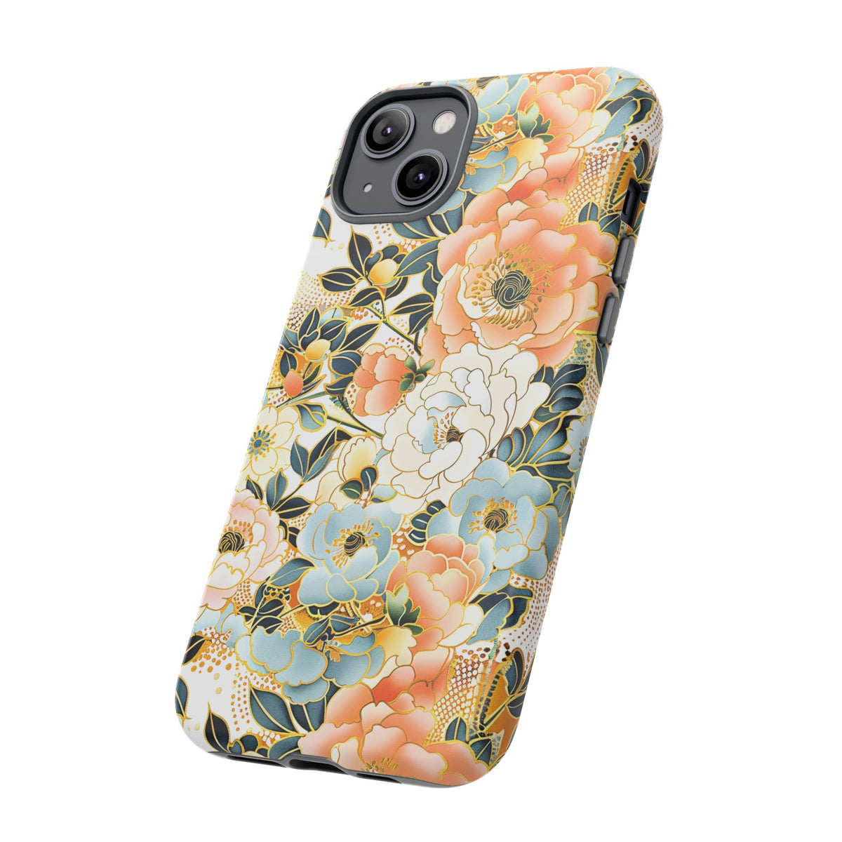 Japanese Blossom Asian Floral Design Phone Case – Elegant Floral Phone Cover 5