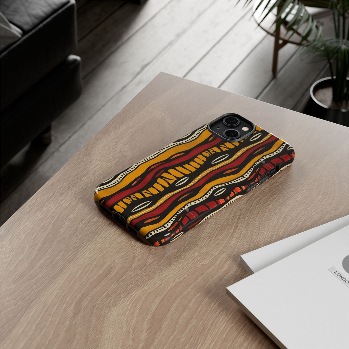 Stylish African Pattern Phone Case – Unique and Vibrant Protection 199