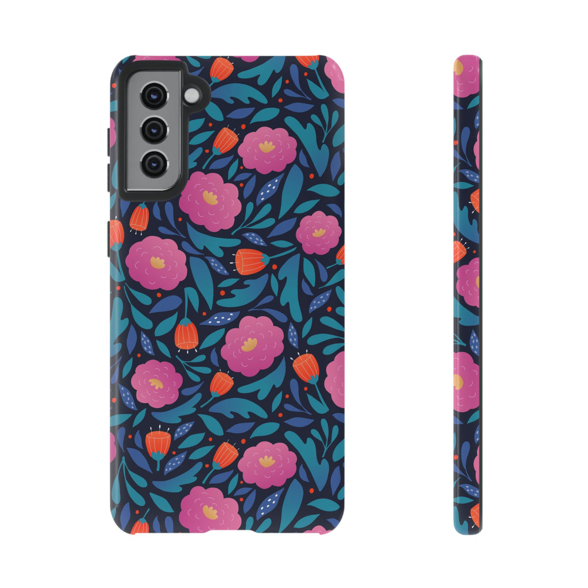 Colorful Little Flower Design Phone Case – Bright and Cheerful Floral Phone Cover 2