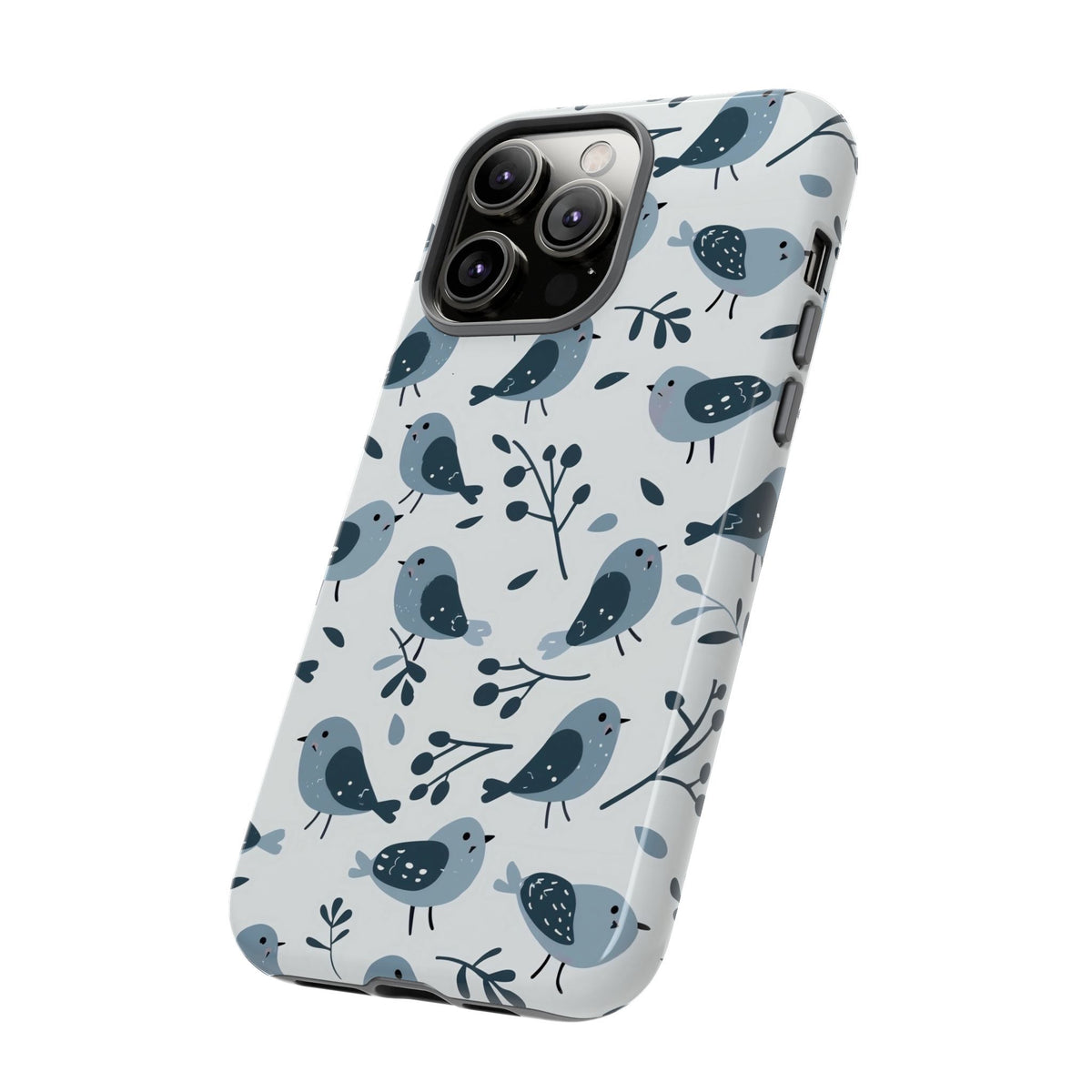 Birds Seamless Pattern Phone Case – Elegant and Timeless Avian Design 10