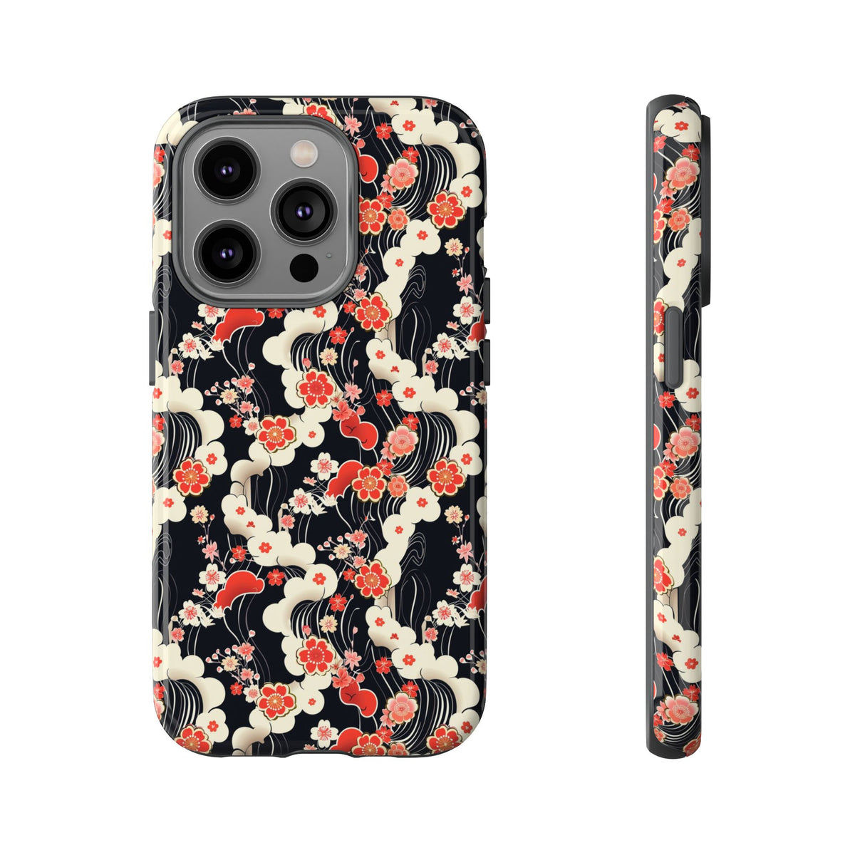 Japanese Pattern Phone Case – Elegant & Timeless Design for Your Phone 478